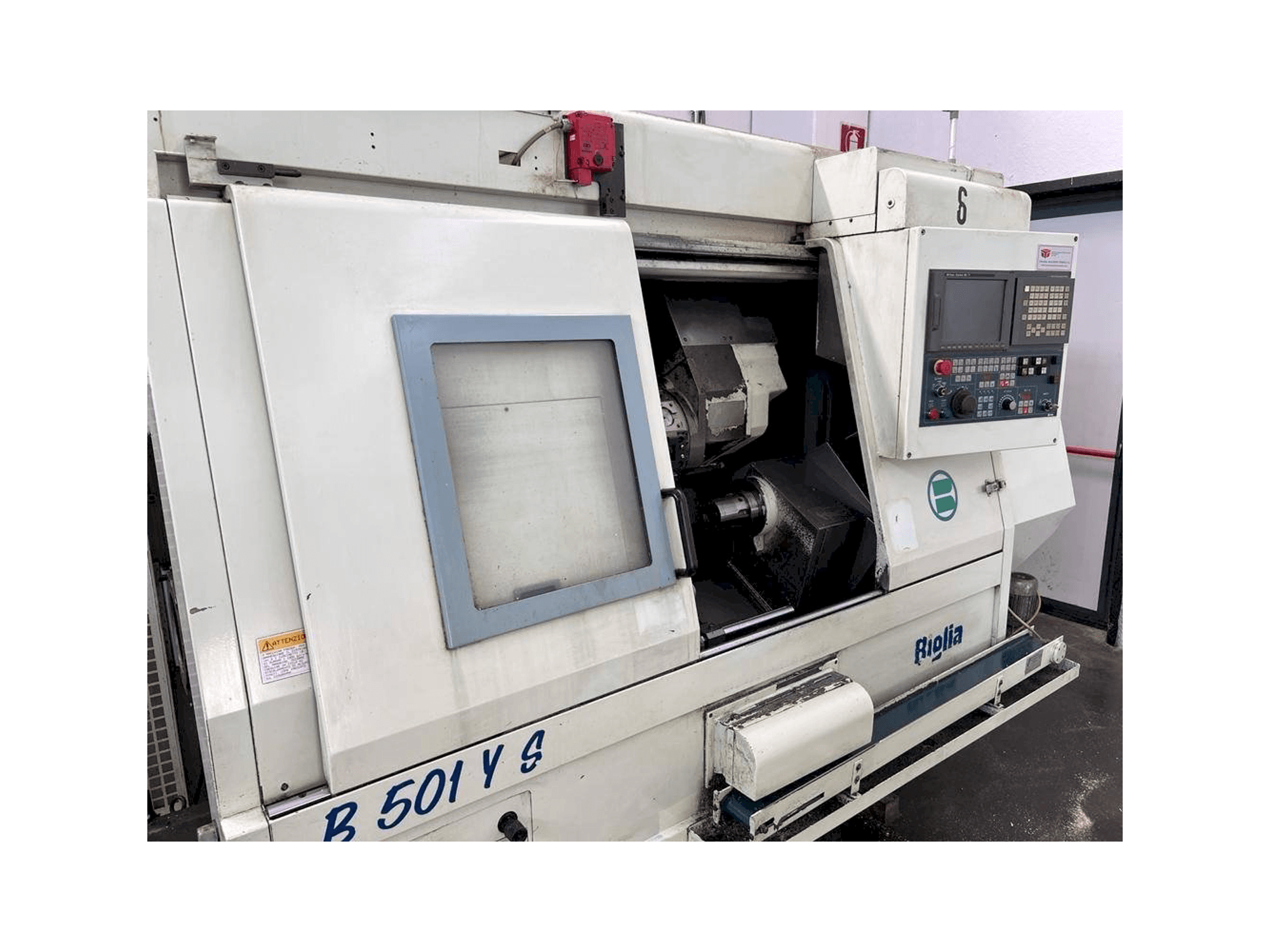 A Biglia B501YS gép elölnézete