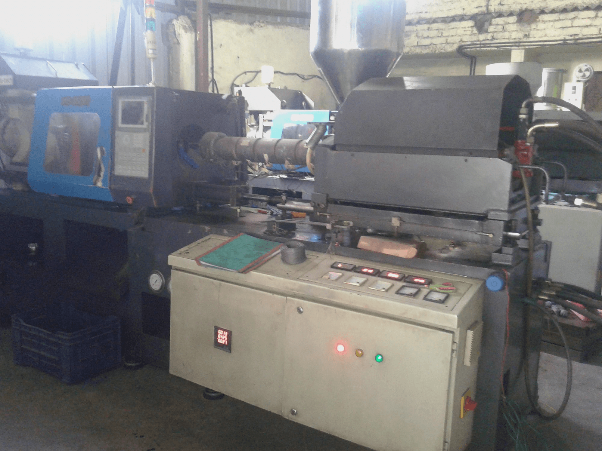 A Flu-tech IMS 85 gép jobb nézete