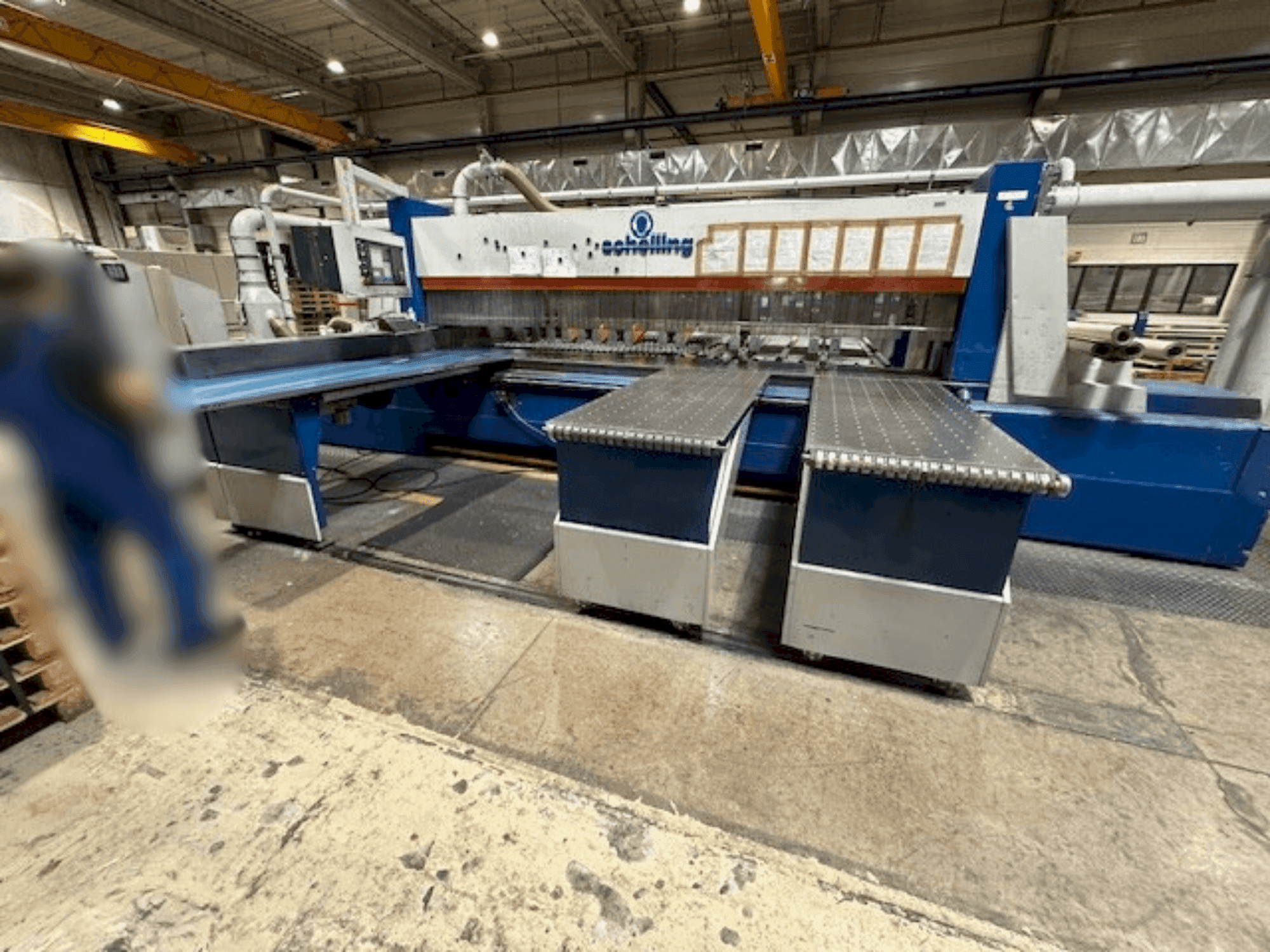 A SCHELLING FSM-430 gép elölnézete