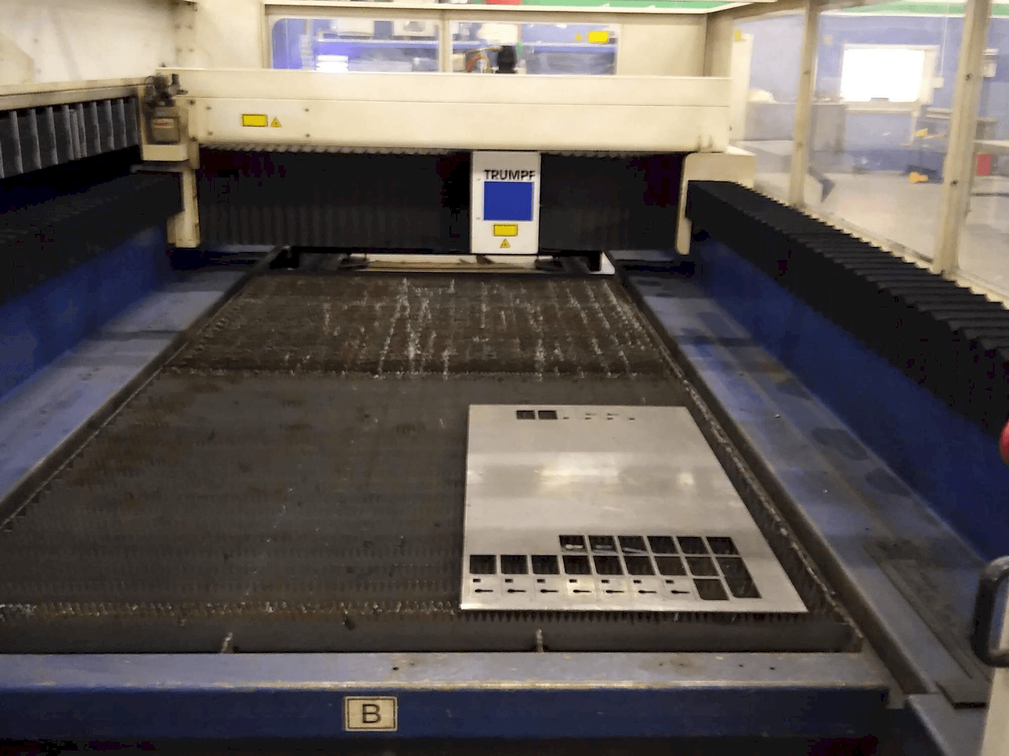 A Trumpf L3030 gép elölnézete