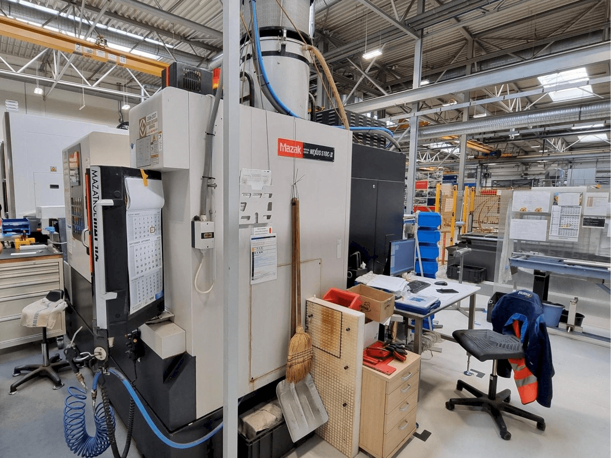 A Mazak Nexus 510C - II gép elölnézete