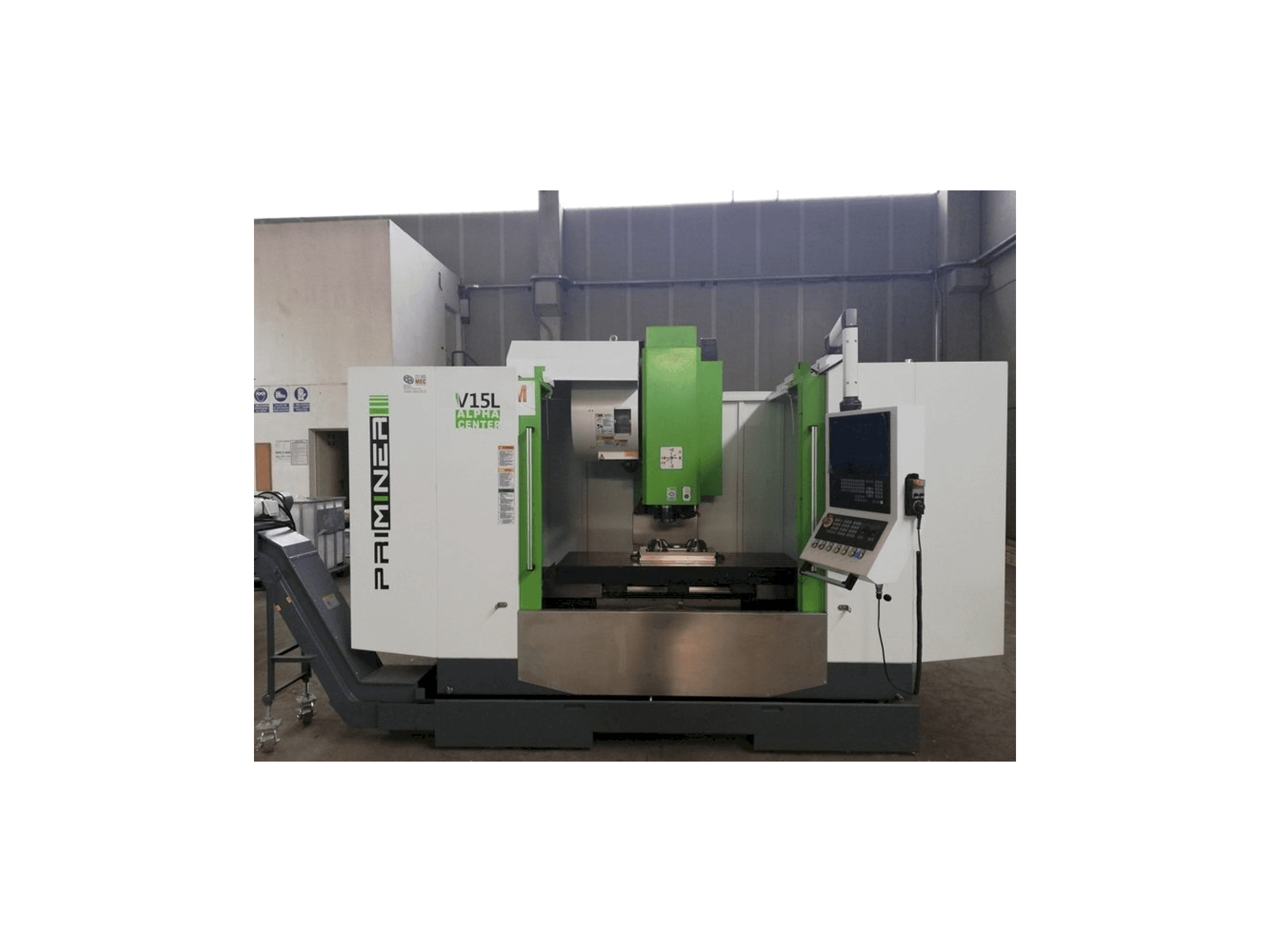 A Priminer V 15L gép elölnézete