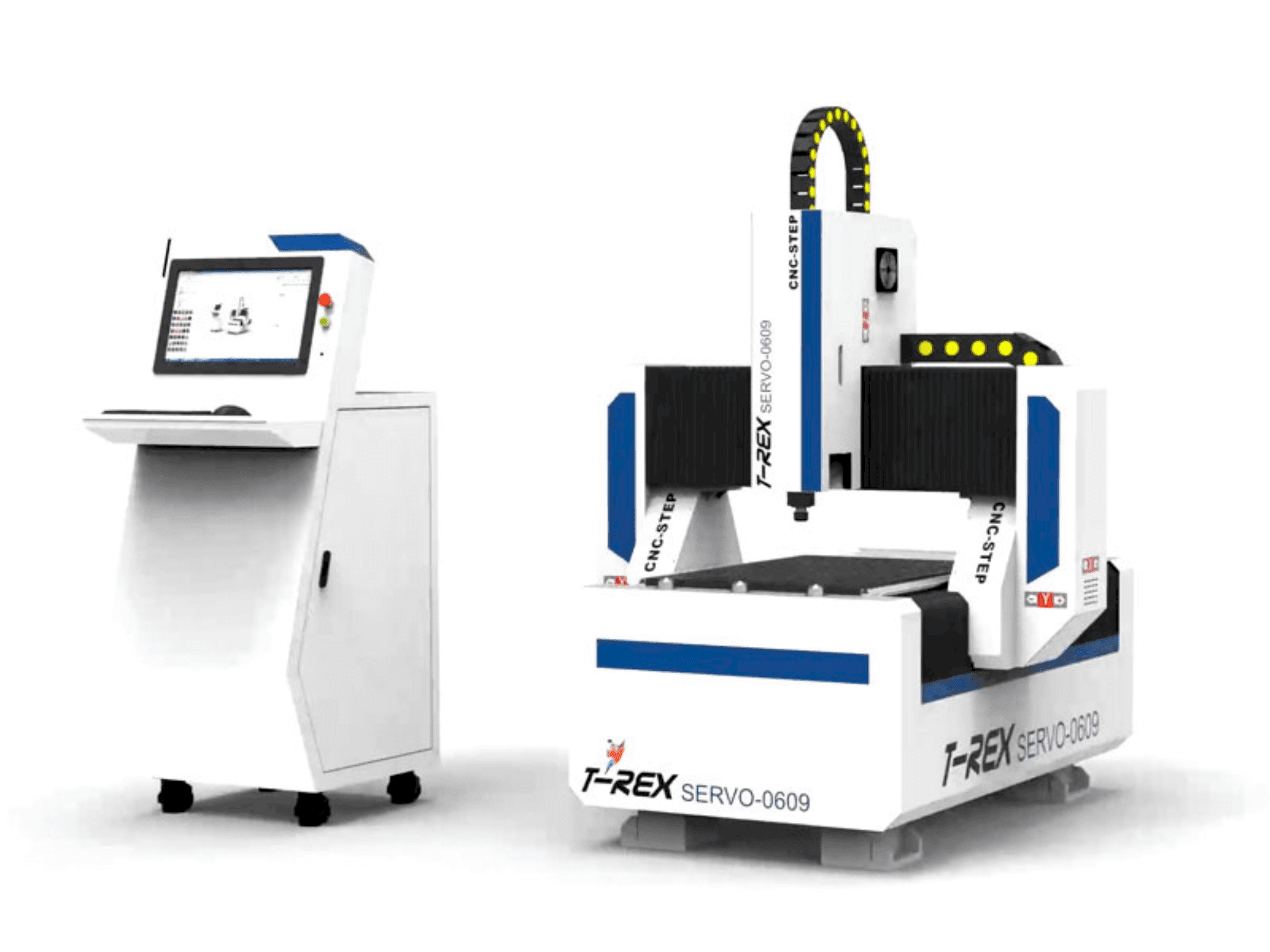 A T-Rex Servo-0609 gép elölnézete