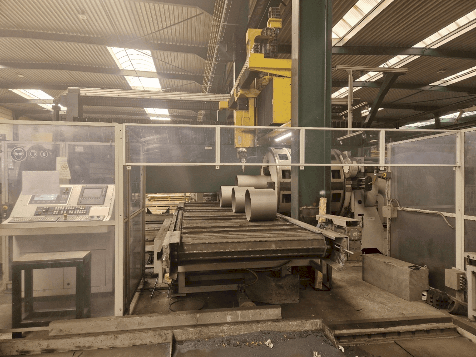 A TTM FL 600 3D gép elölnézete