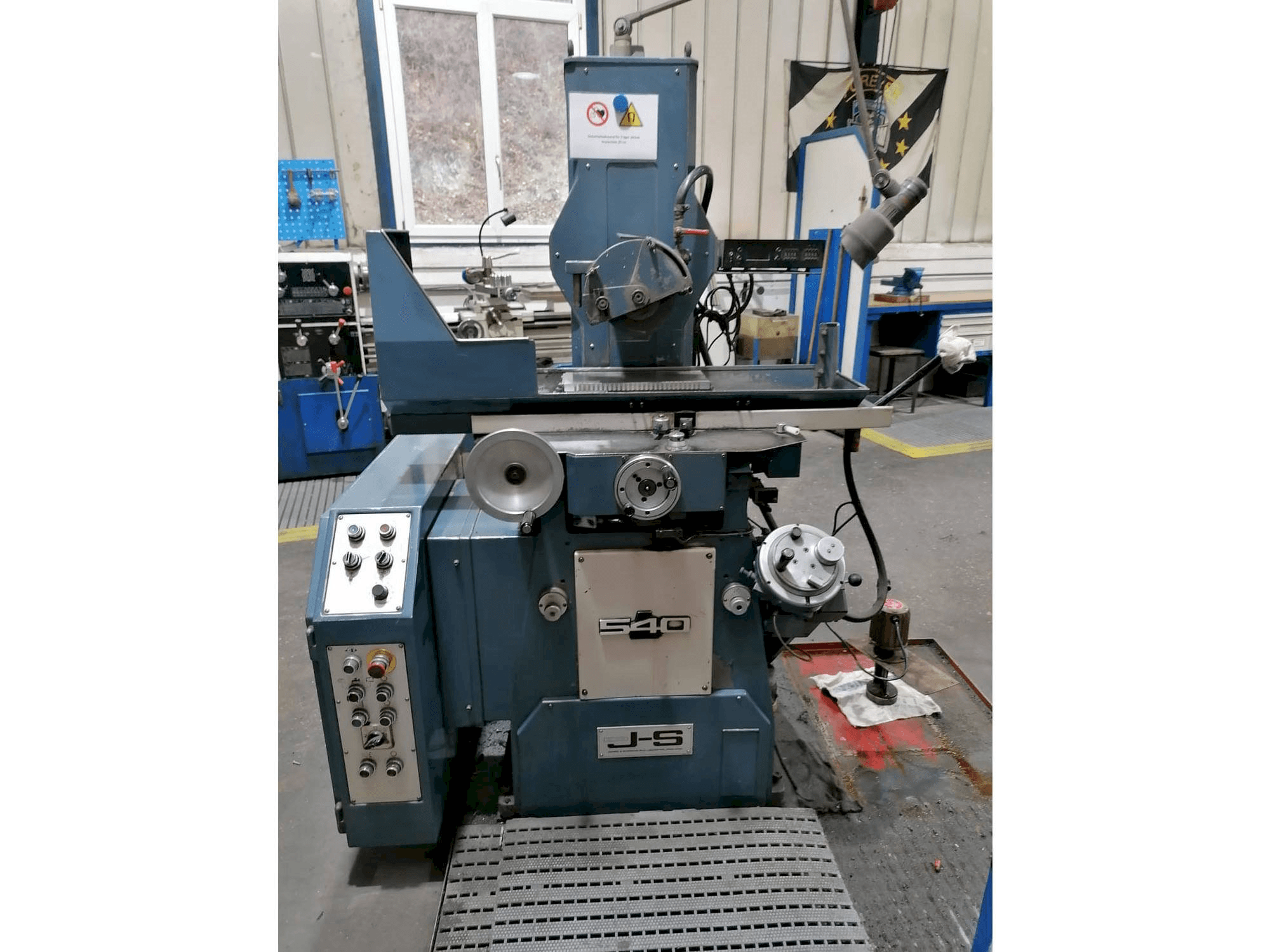 A Jones & Shipman 540 gép elölnézete