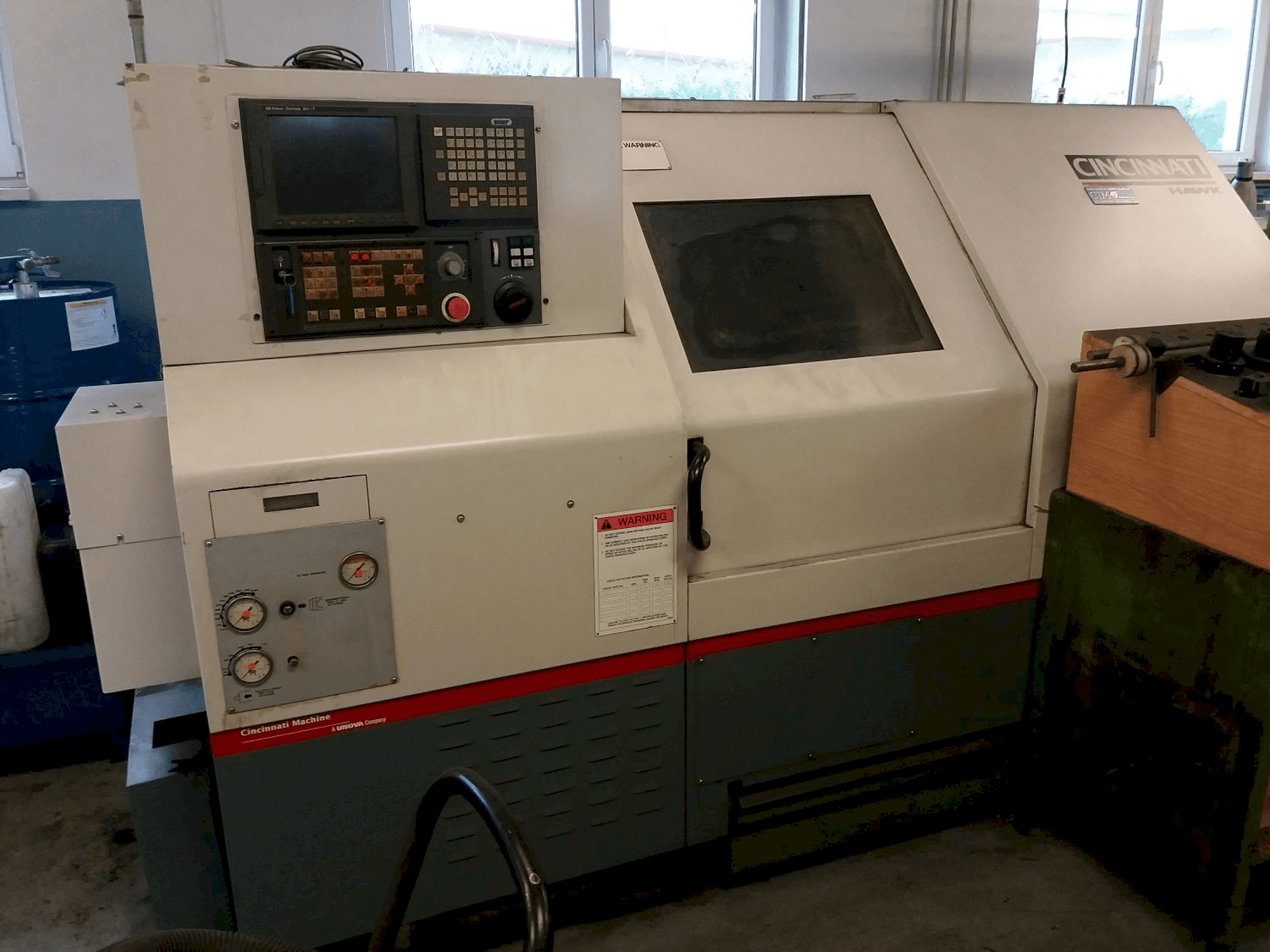 A Cincinnati HAWK-200M gép elölnézete