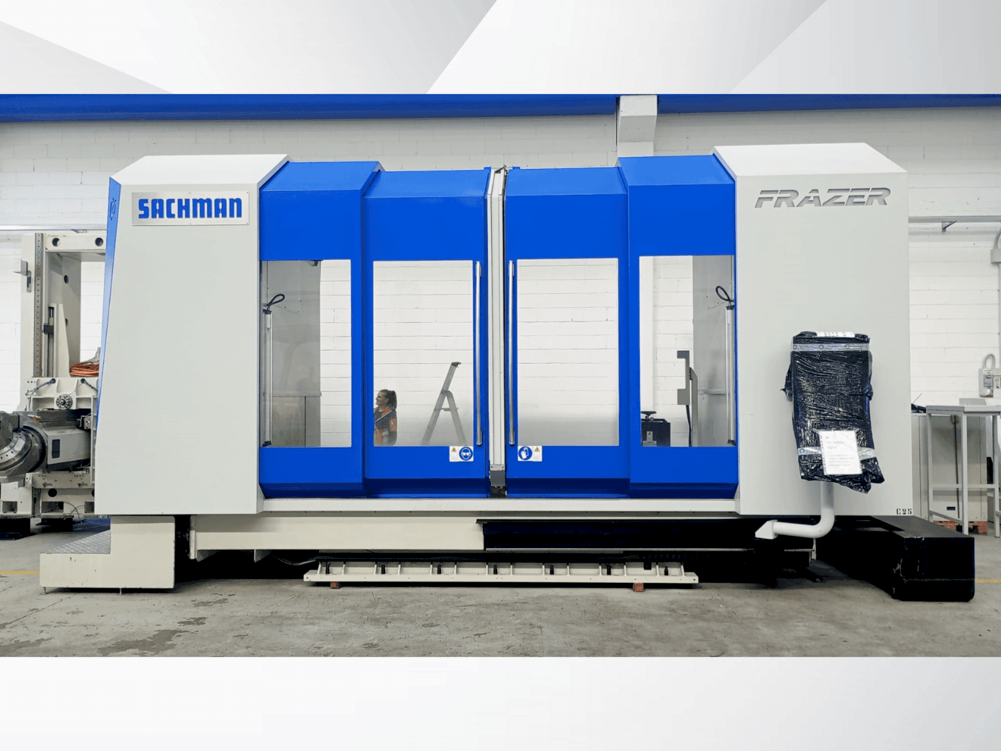 A JOBS FRAZER gép elölnézete