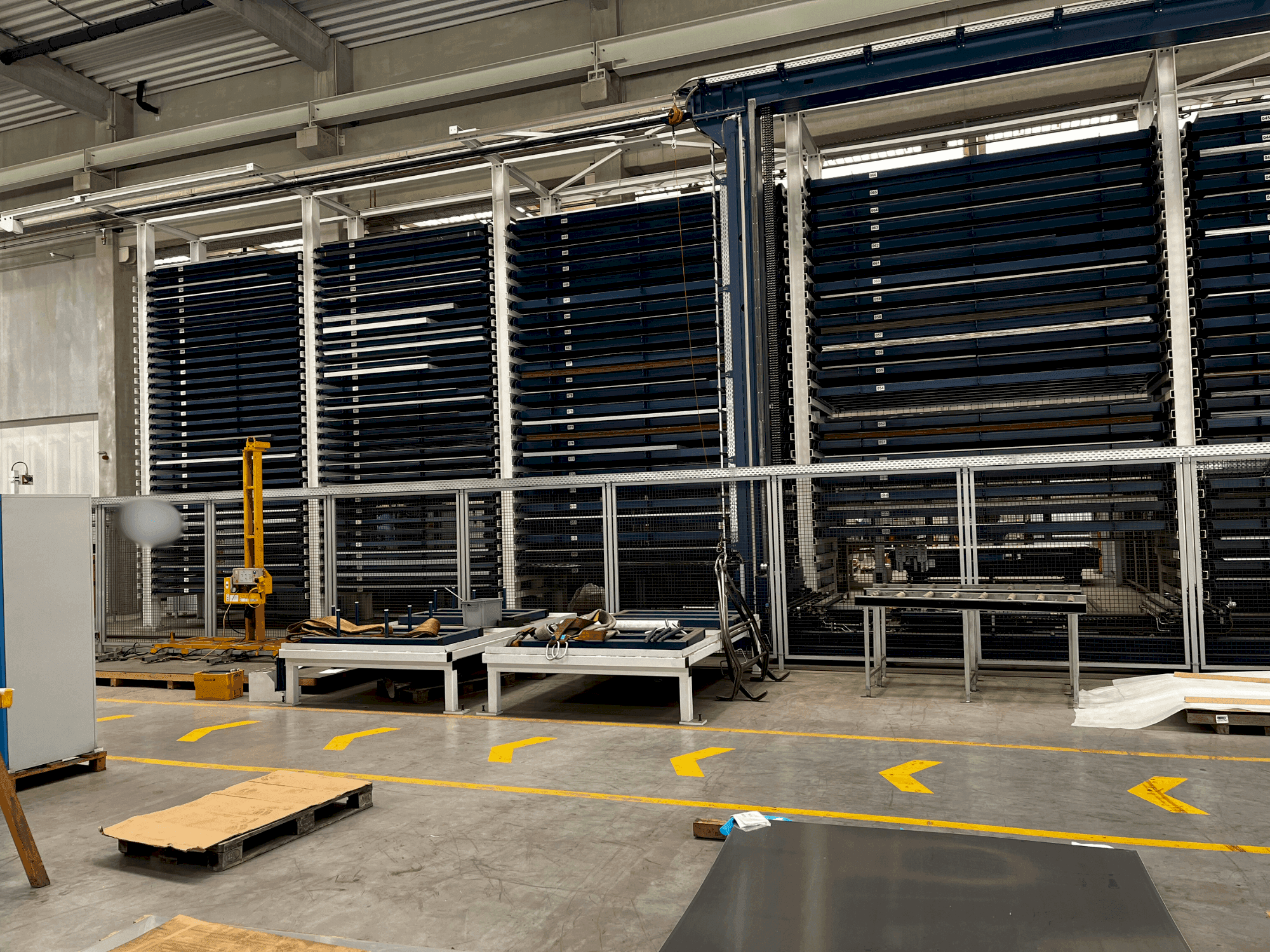 A TRUMPF STOPA gép elölnézete