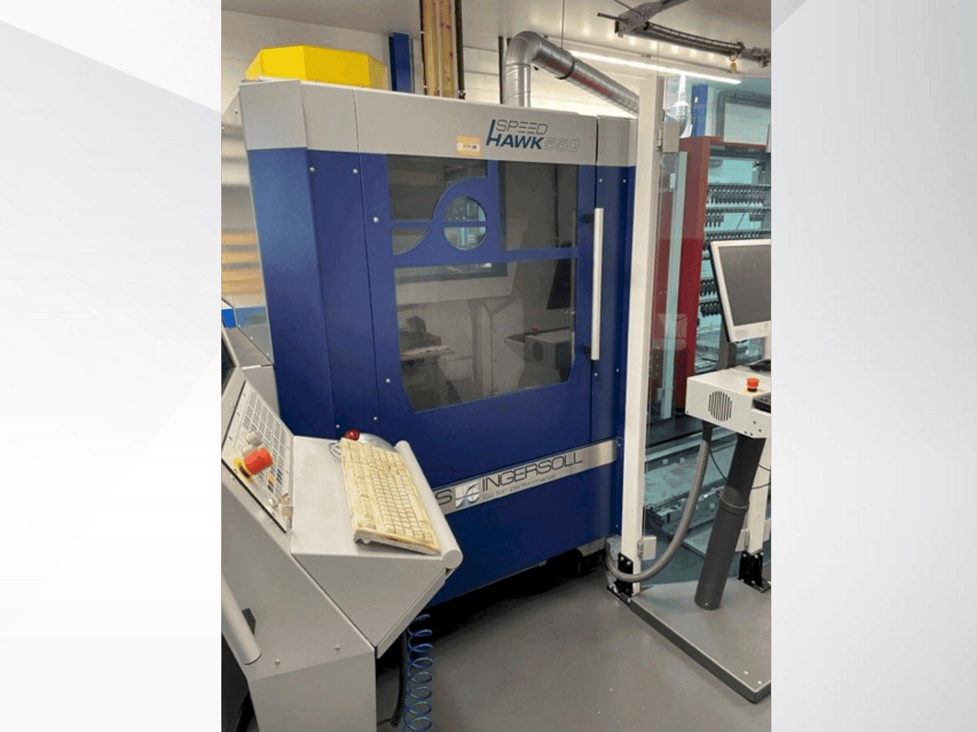 A OPS INGERSOLL SPEED HAWK 550 gép elölnézete