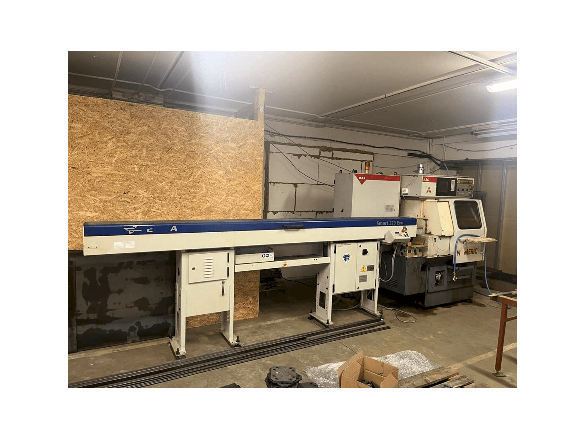 A KOVOSVIT MAS Numeric A26 CNC gép elölnézete
