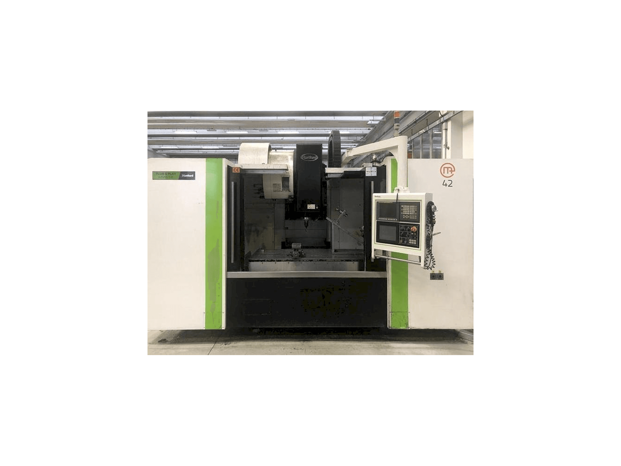 A Hartford MVP16 gép elölnézete