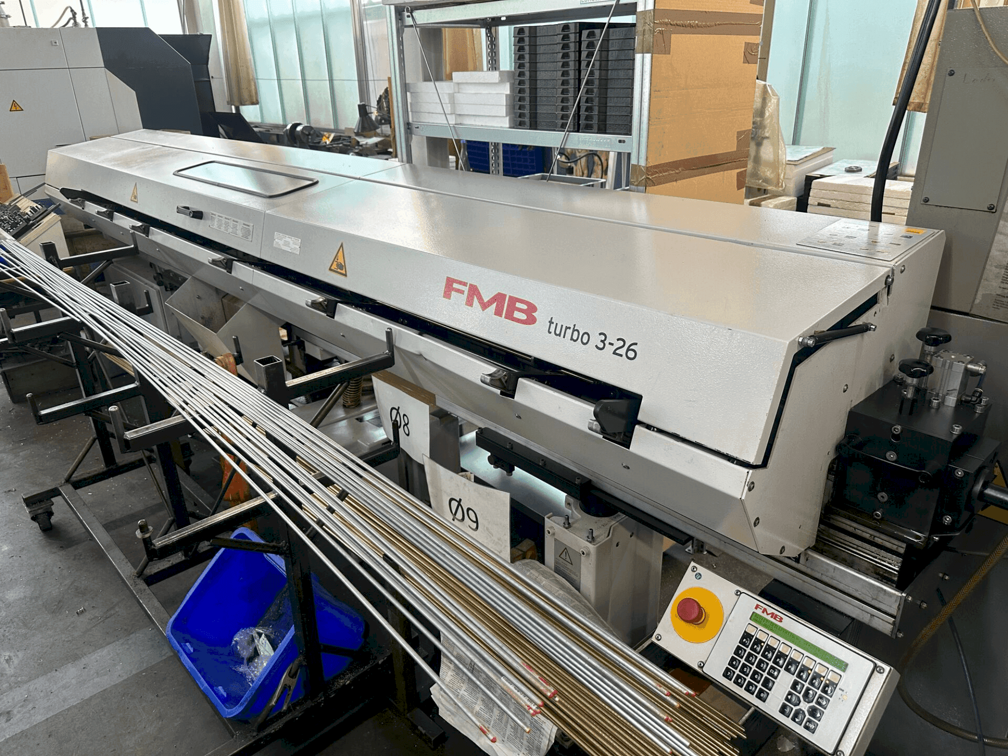 A Gildemeister GLD 25 gép elölnézete