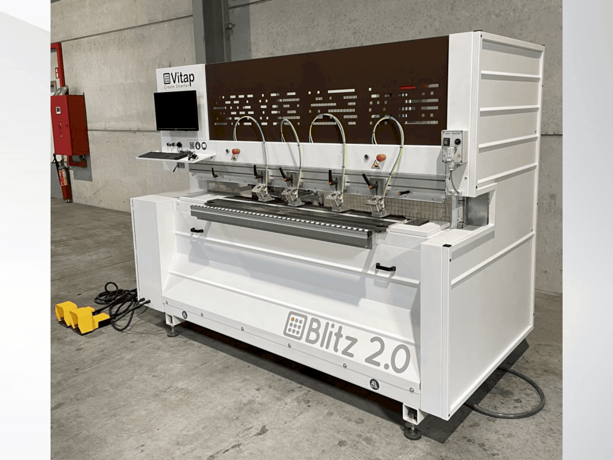 A VITAP BLITZ 2.0 gép elölnézete