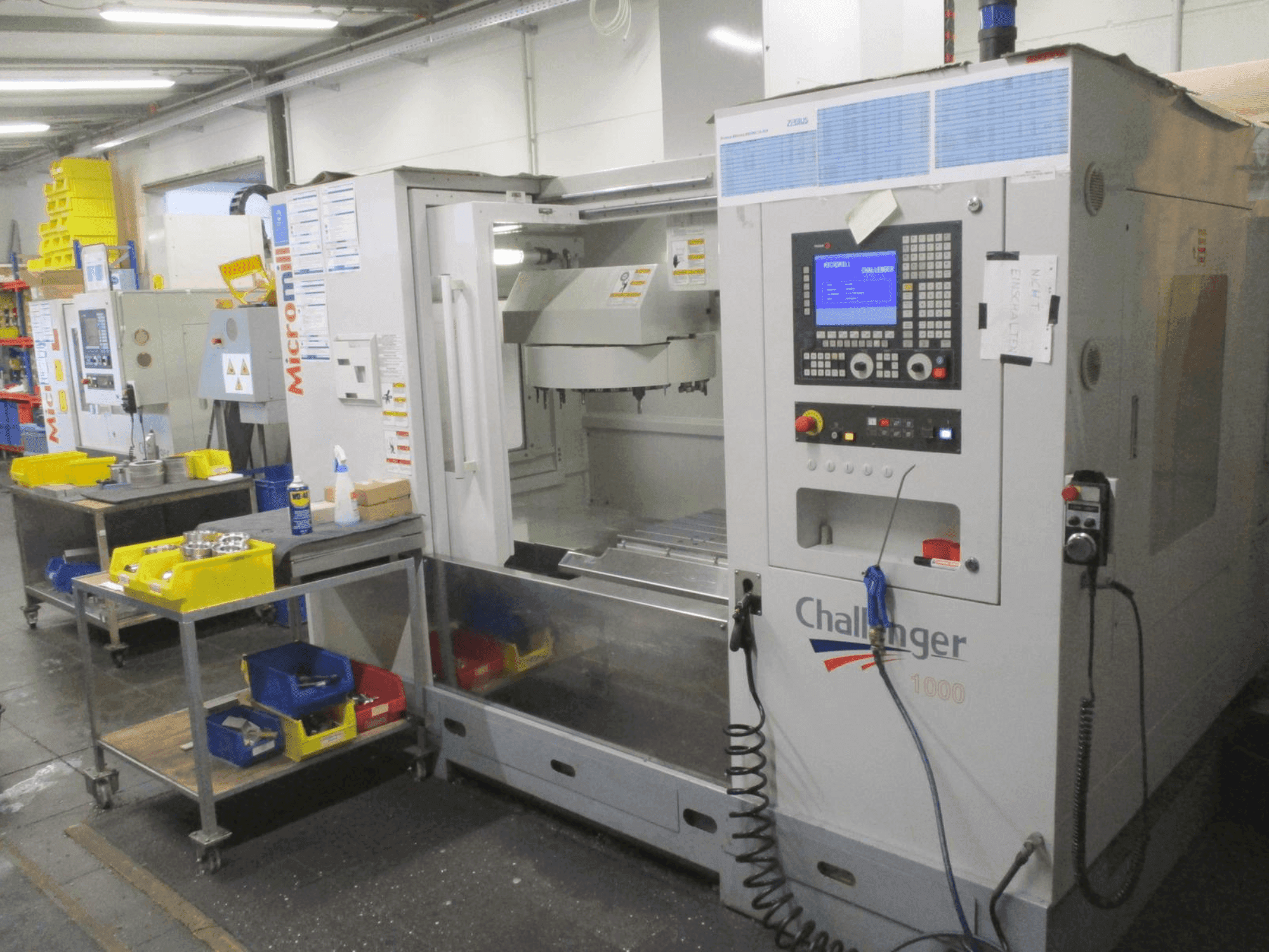 A BUFFALO Micromill Challenger MM-1000 gép elölnézete