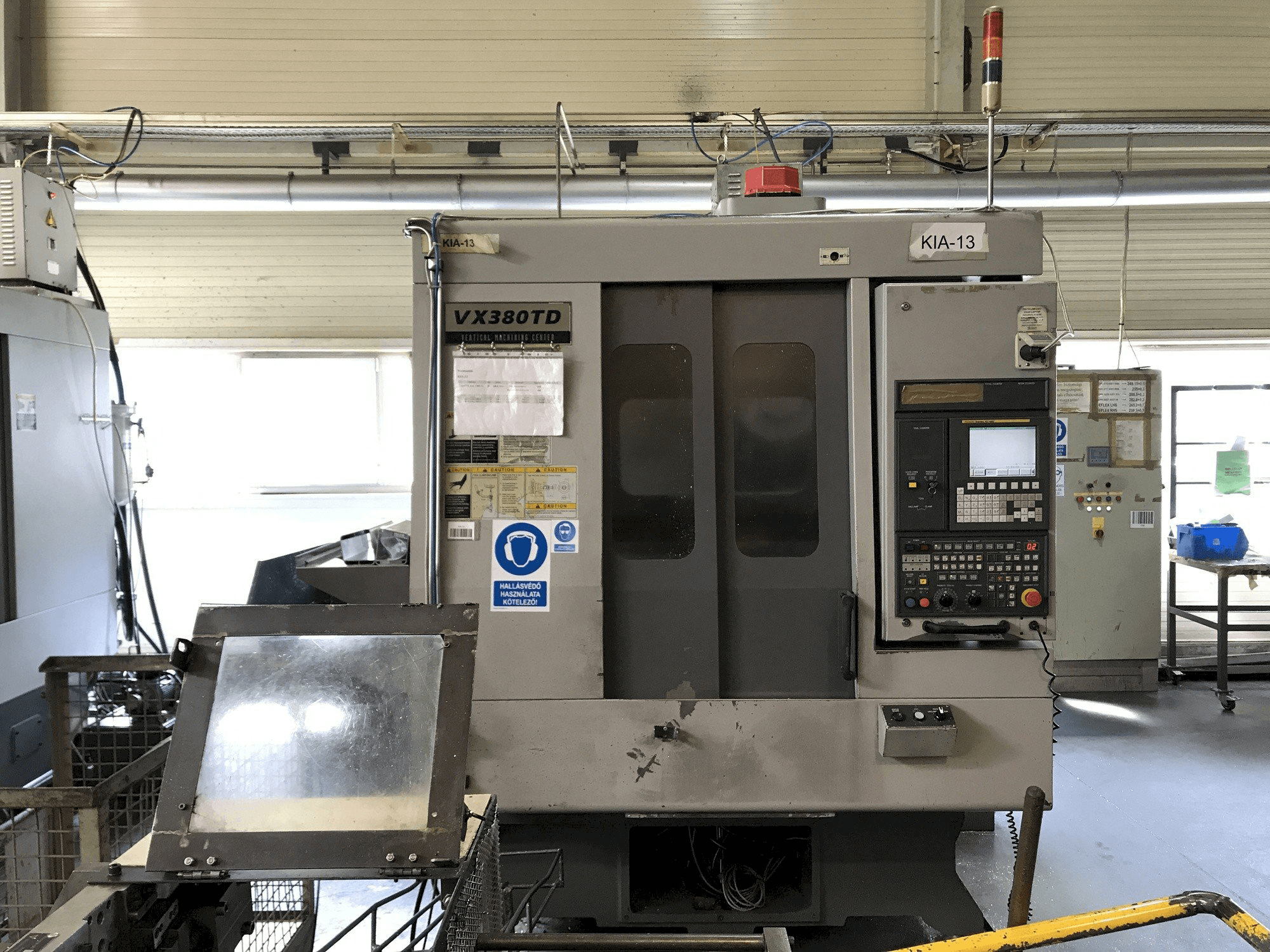 A Hyundai Kia VX380TD gép elölnézete