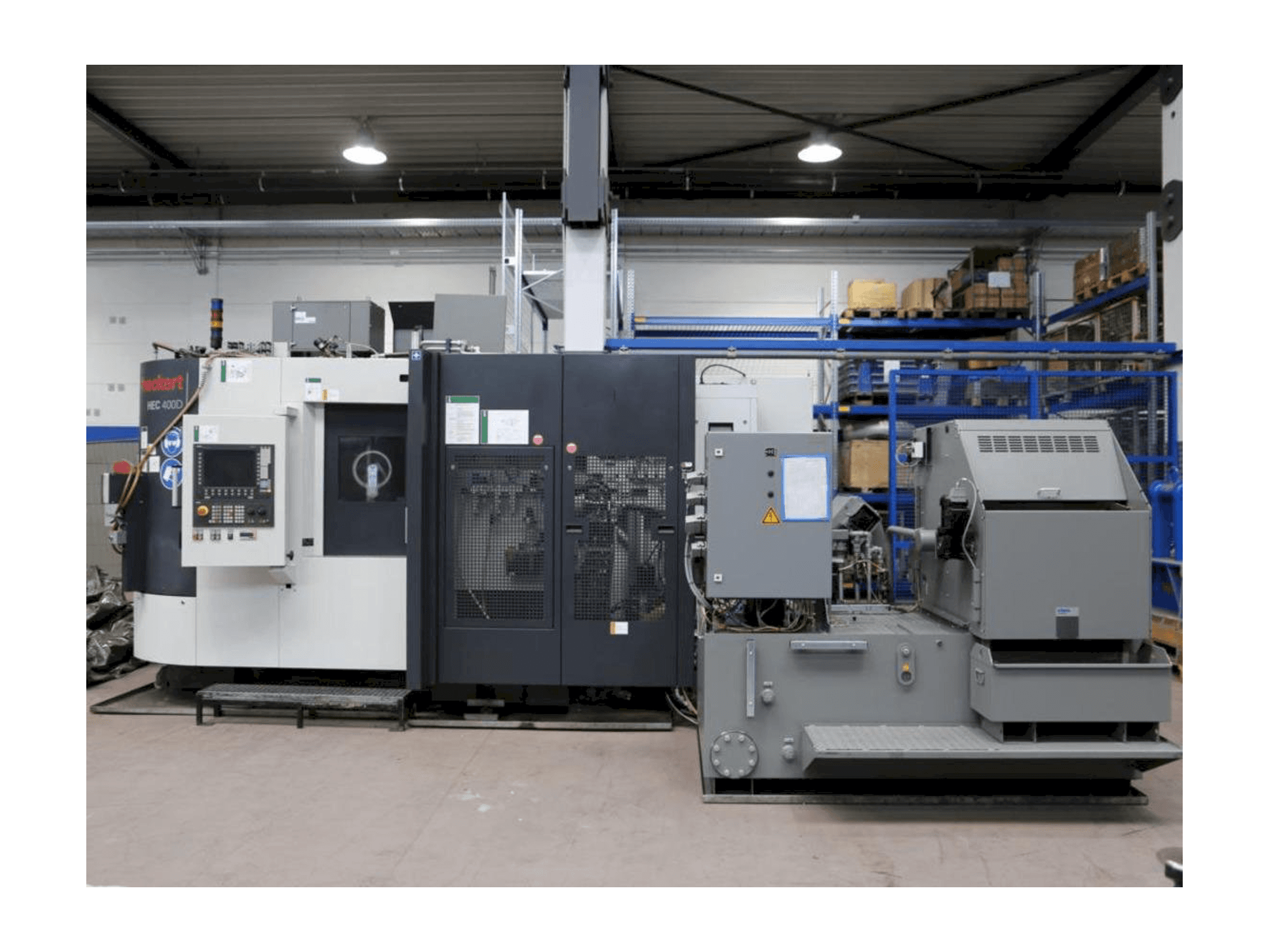 A Heckert HEC 400D gép elölnézete