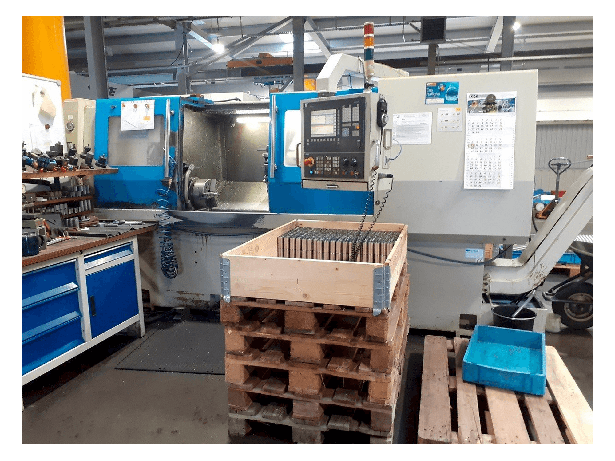 A WAGNER Siemens WDS 560x1250 gép elölnézete