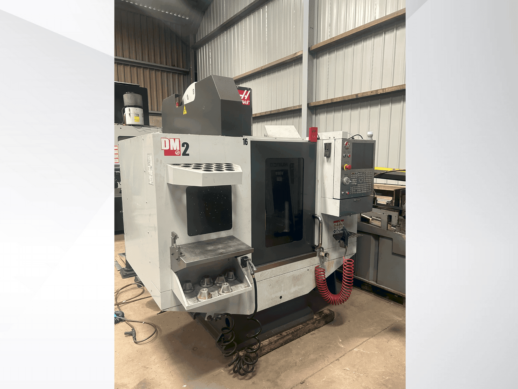 A HAAS DM-2 gép elölnézete