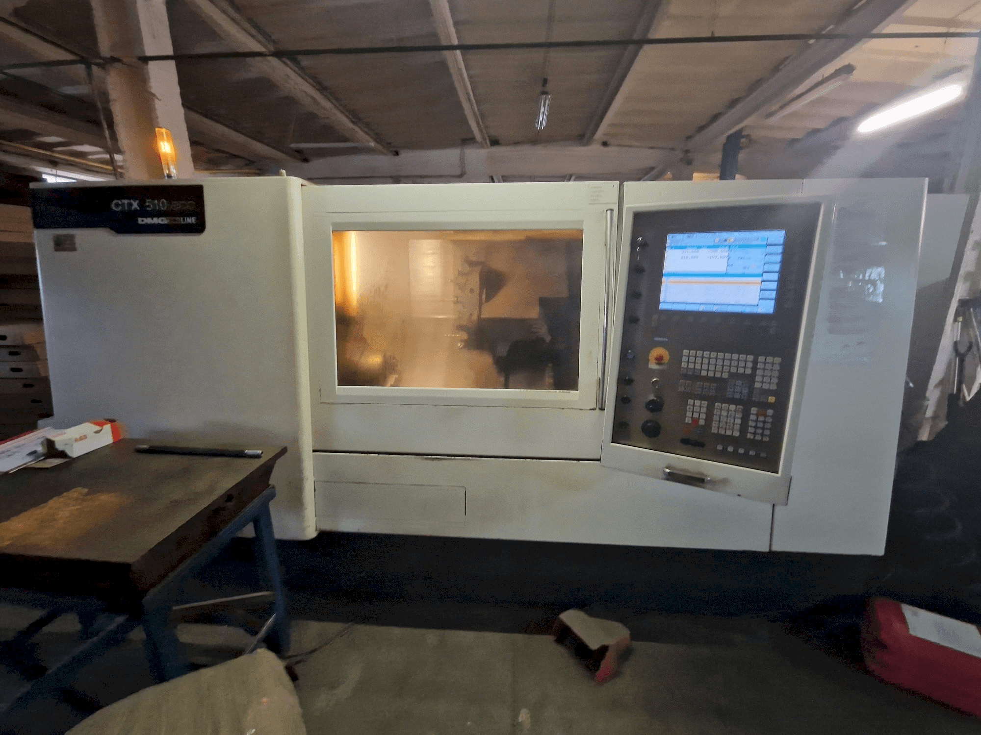 A DMG CTX 510 eco gép elölnézete