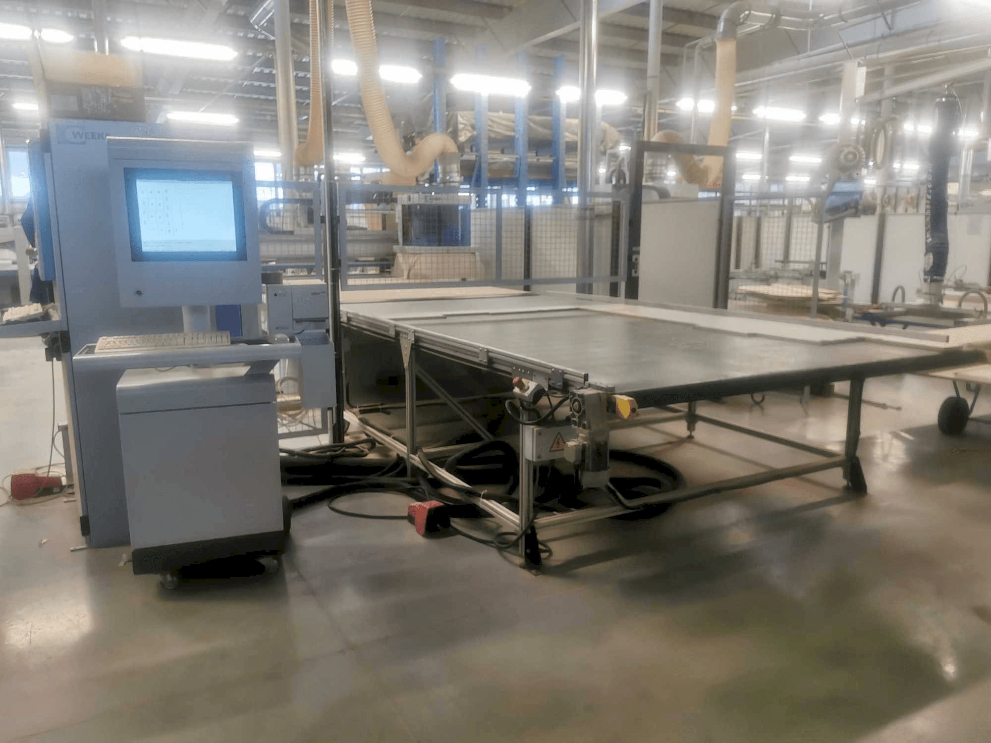 A HOMAG Vantage 28M gép elölnézete