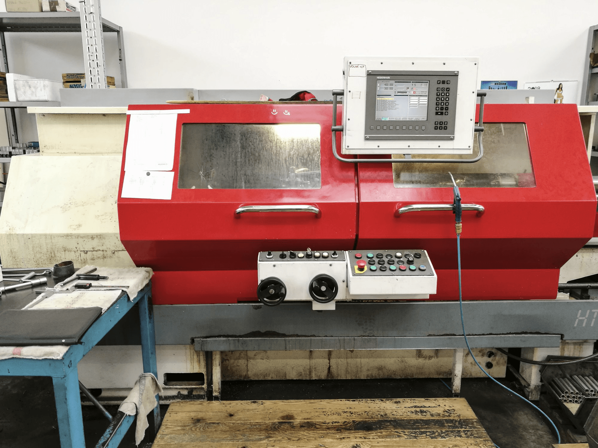A WEMAS HT 540/1500 gép elölnézete