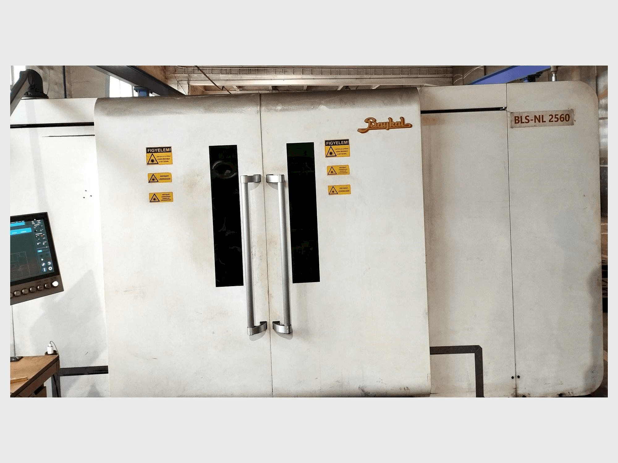 A Baykal BLS-NL 2060 4kW Fiber gép elölnézete