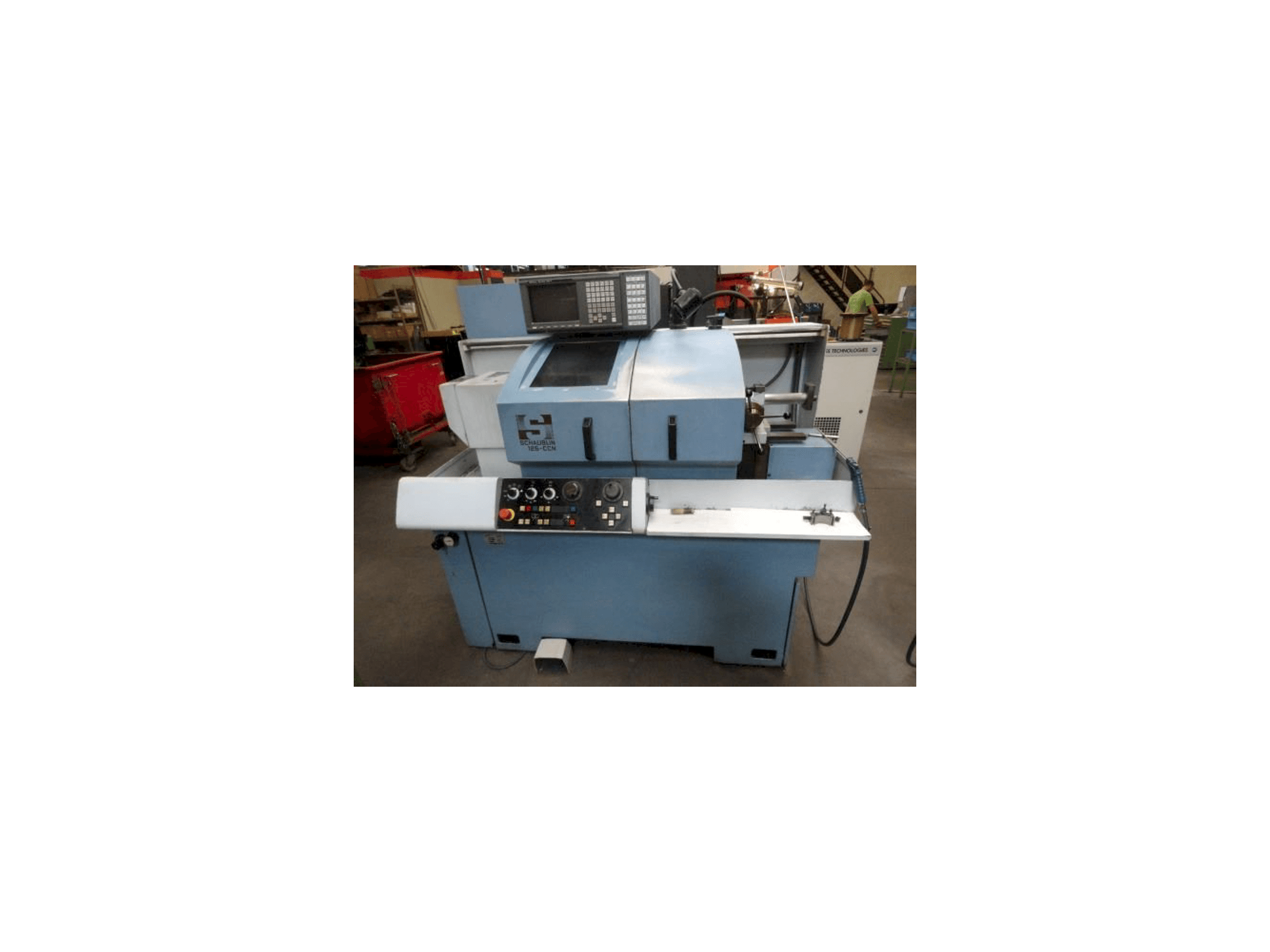 A SCHAUBLIN 125-CCN gép elölnézete