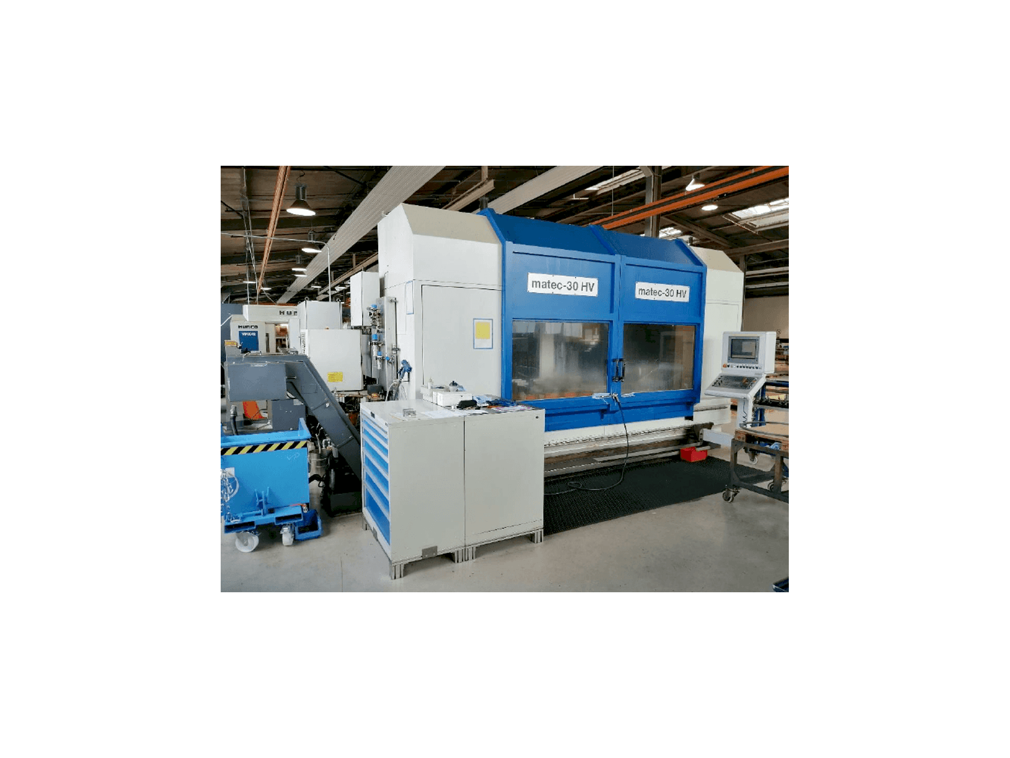 A Matec 30 HV gép elölnézete