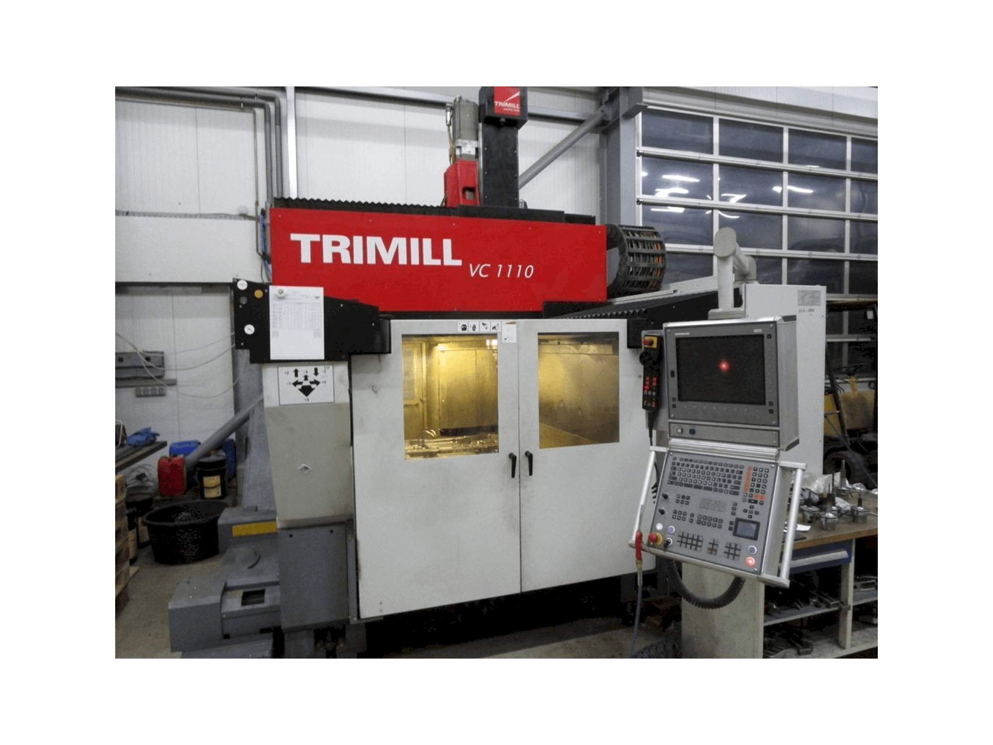 A TRIMILL VC1110 gép elölnézete
