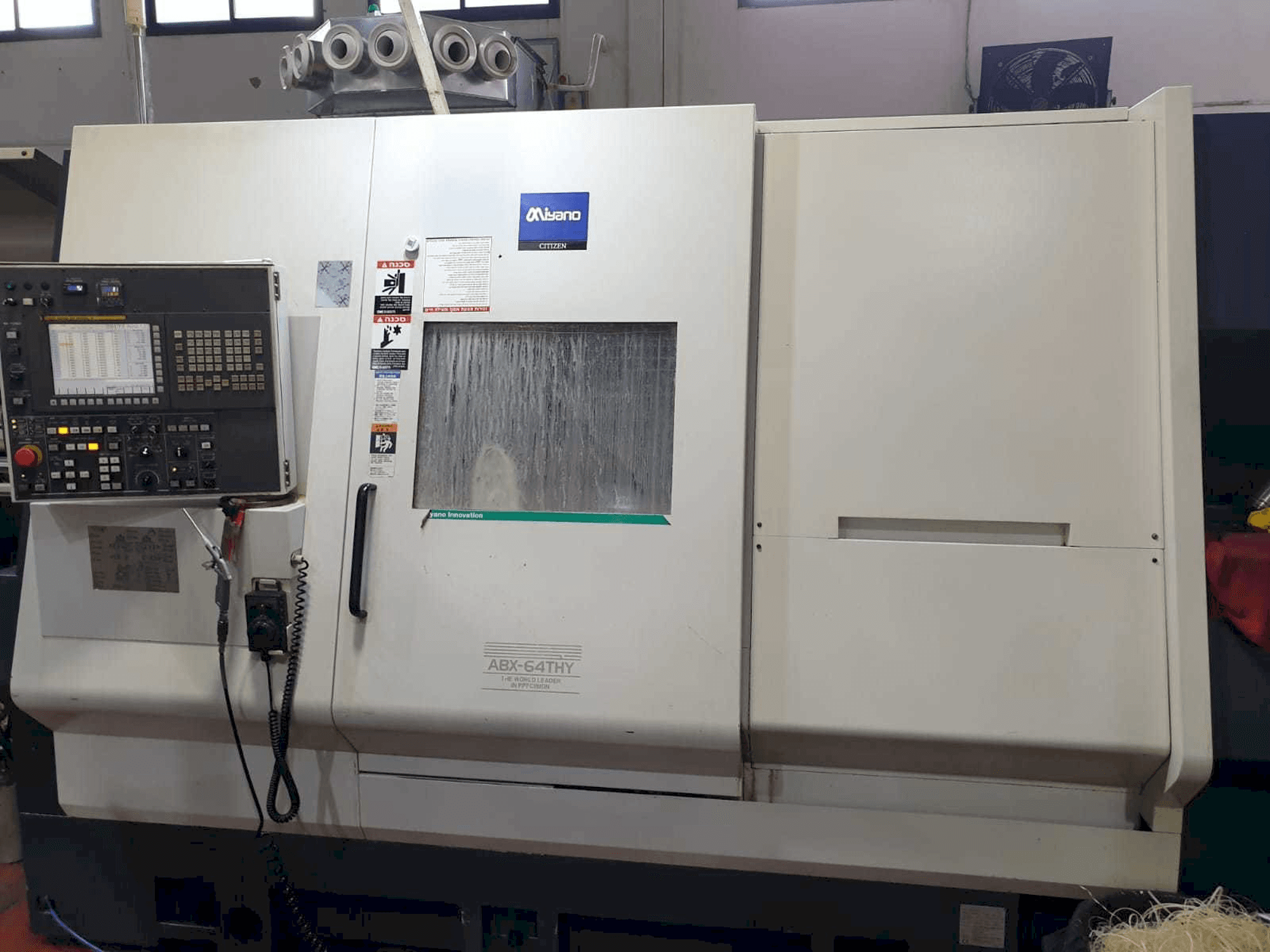 A Miyano ABX-64THY gép elölnézete