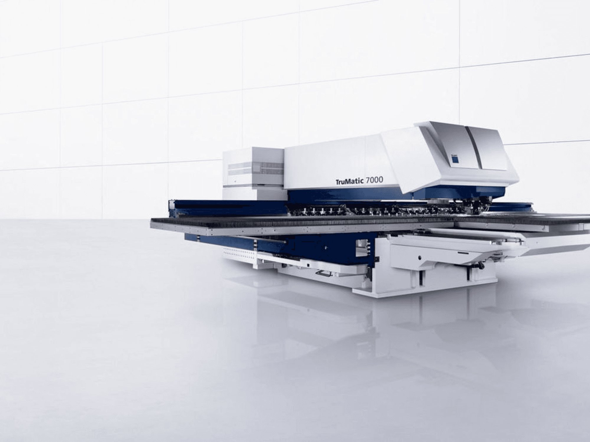A Trumpf TC 7000 gép elölnézete