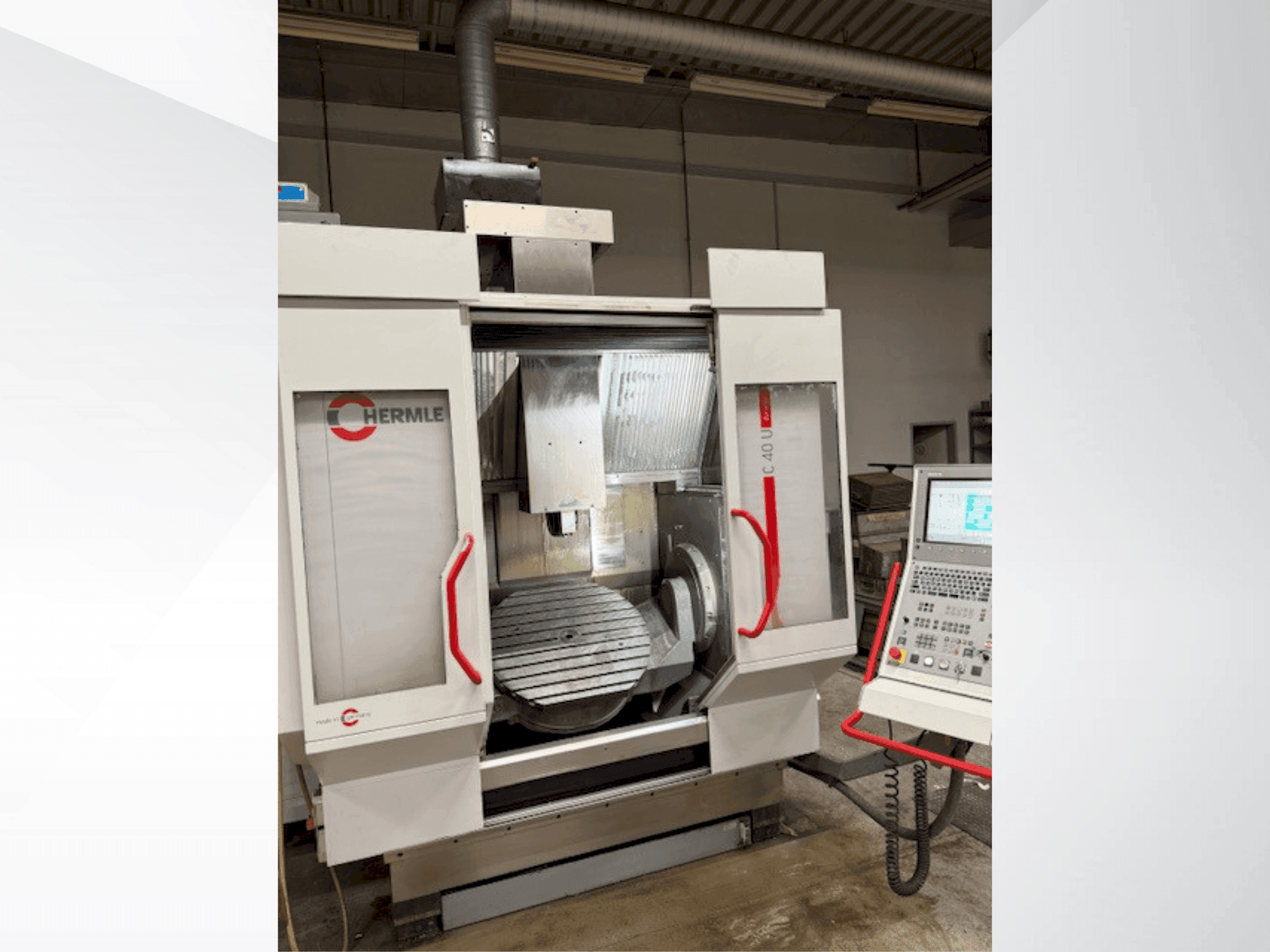 A HERMLE C40 Dynamic gép elölnézete