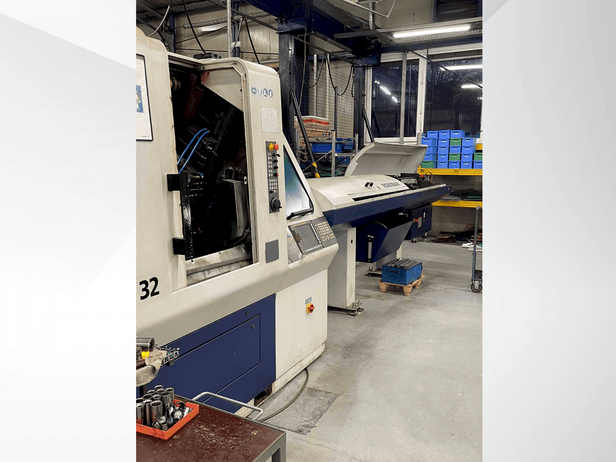 A TORNOS DECO Sigma 32 gép elölnézete