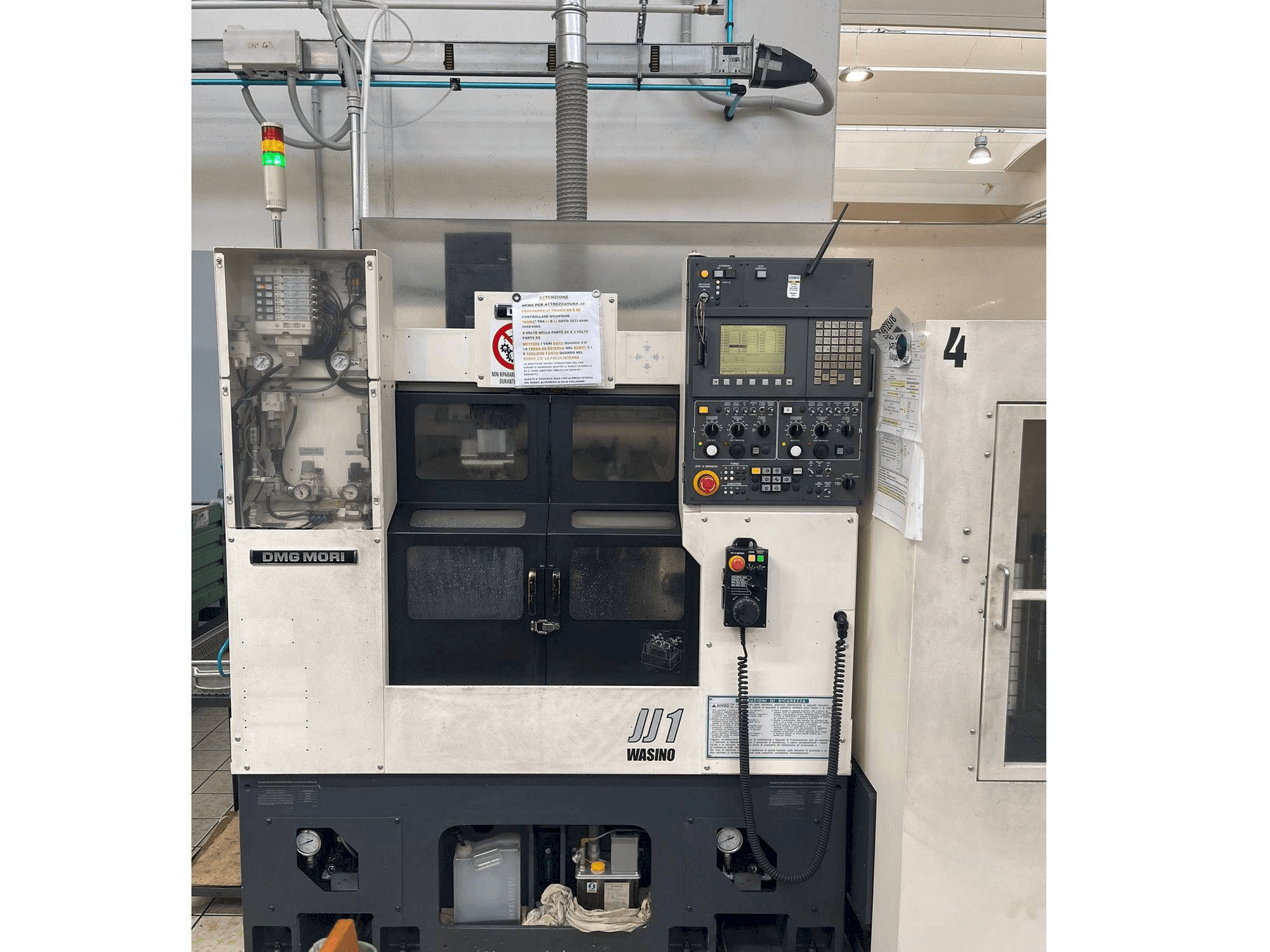 A DMG MORI JJ-1 A gép elölnézete