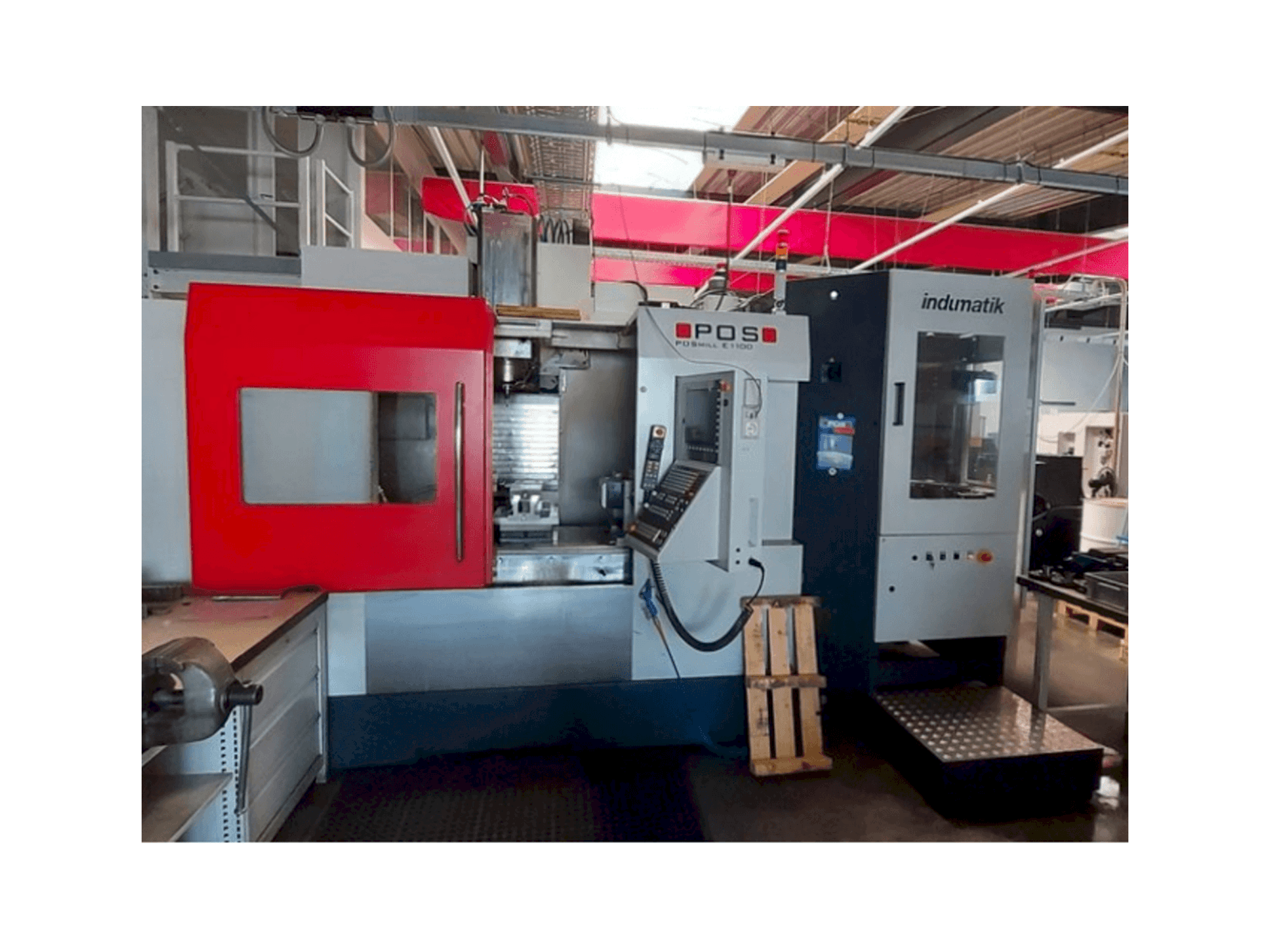 A POSmill POS E1100 gép elölnézete