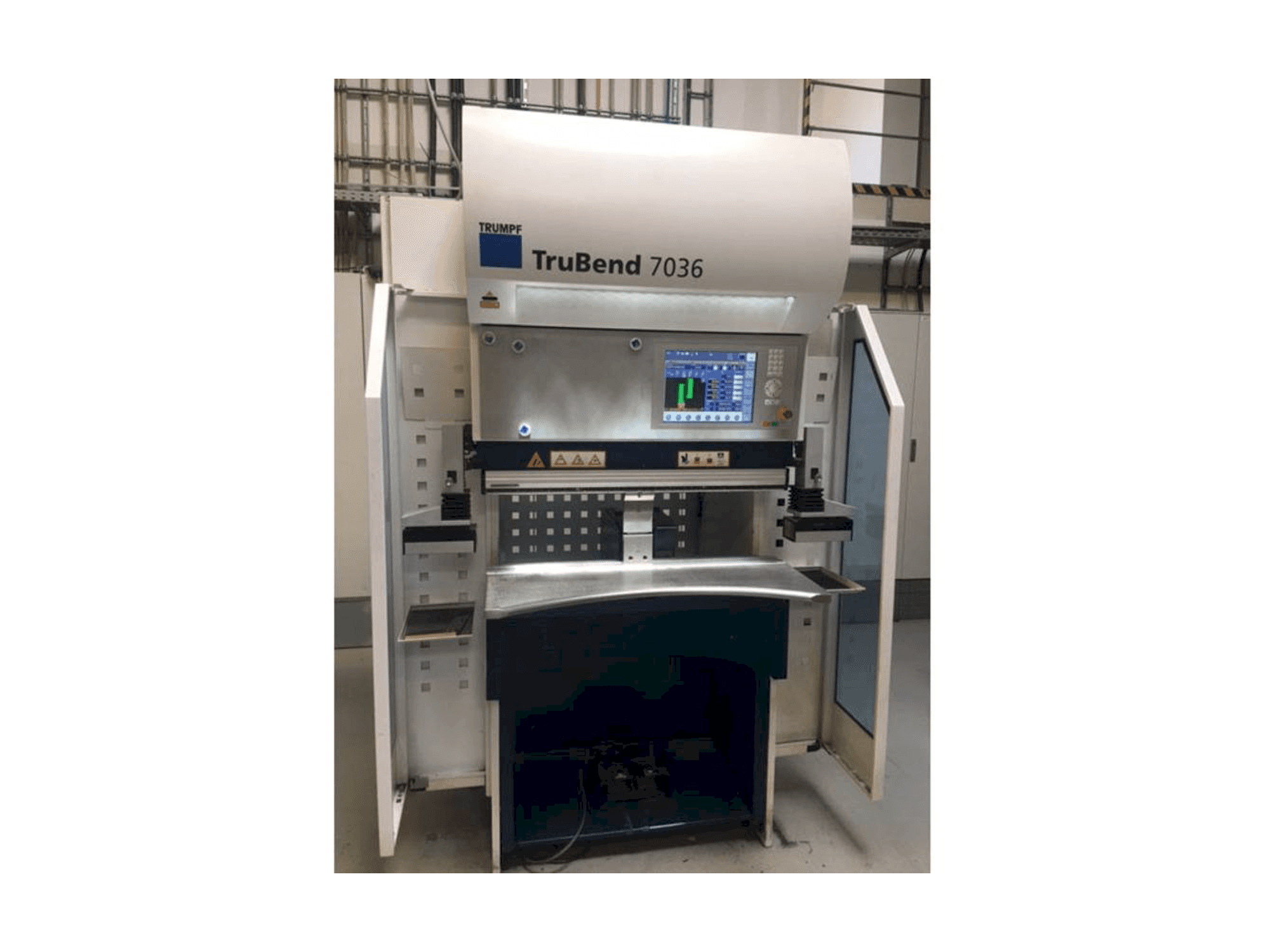 A Trumpf TruBend 7036 gép elölnézete