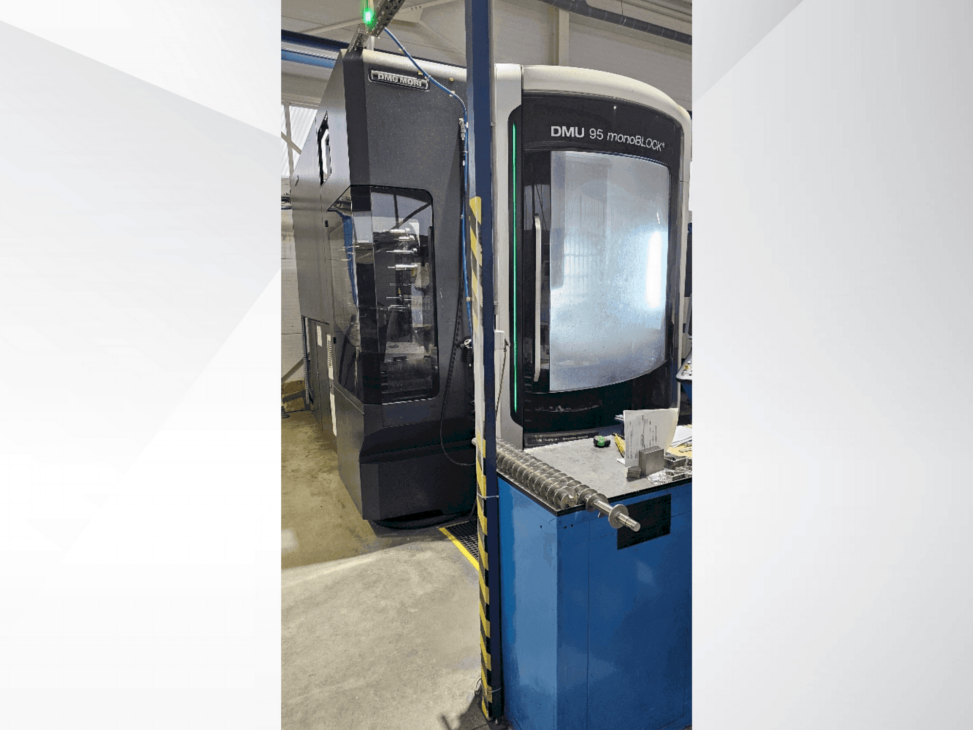 A DMG MORI DMU 95 monoBlock gép elölnézete