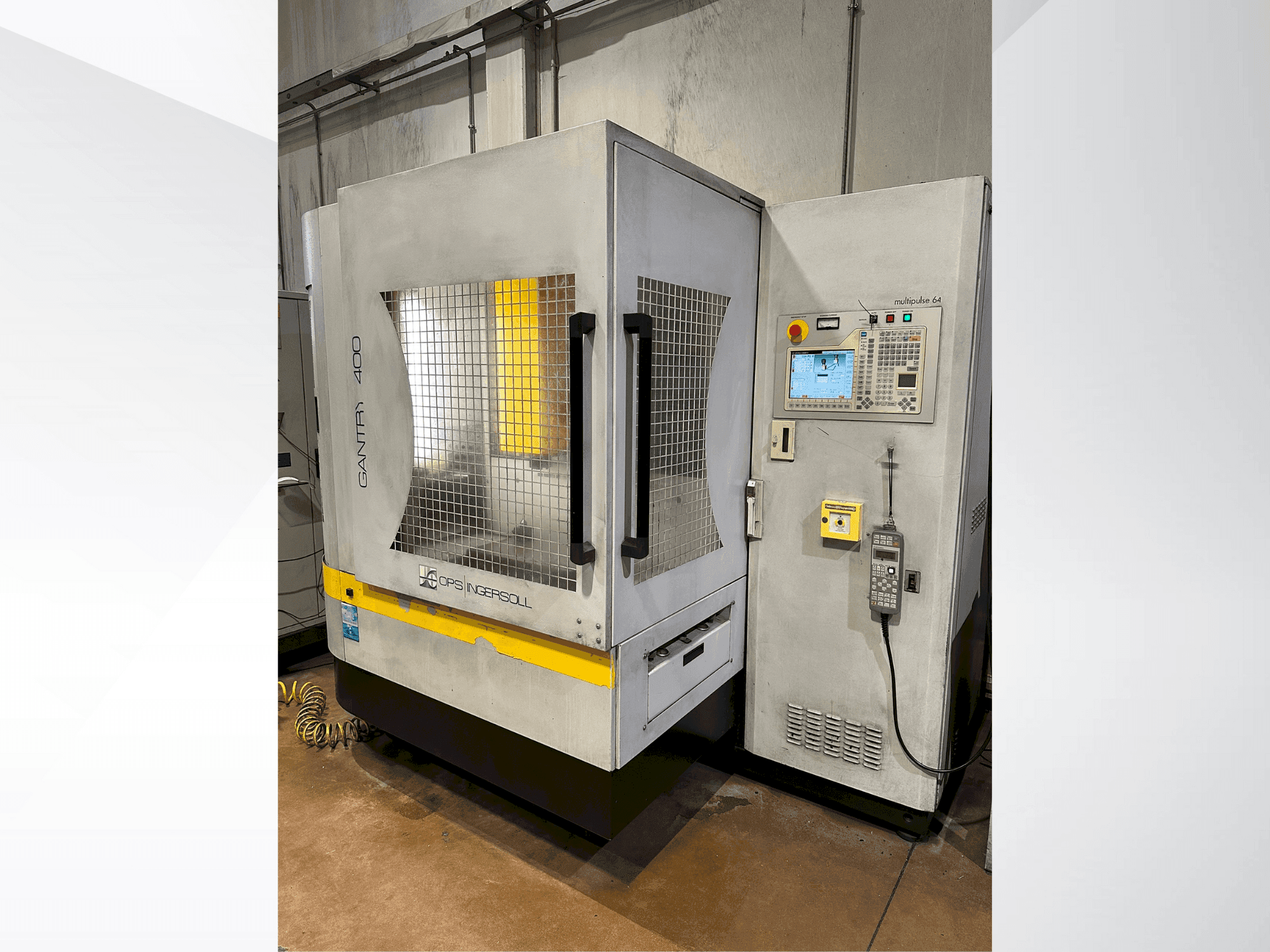 A INGERSOLL Gantry 400 gép elölnézete