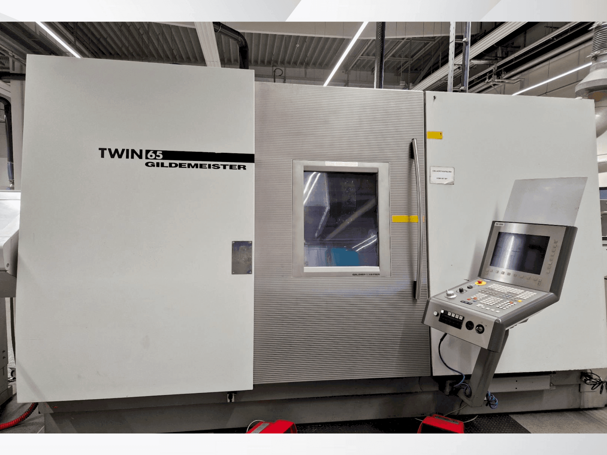 A Gildemeister TWIN 65 (2004) gép elölnézete