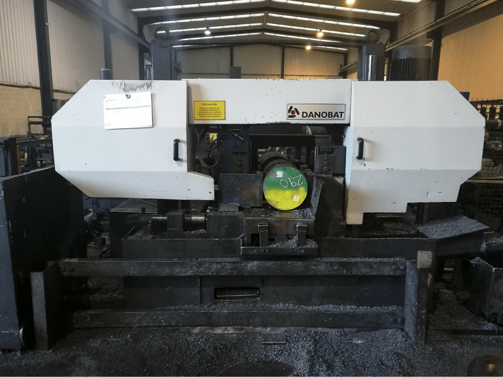 A DANOBAT ASR 350 AF gép elölnézete