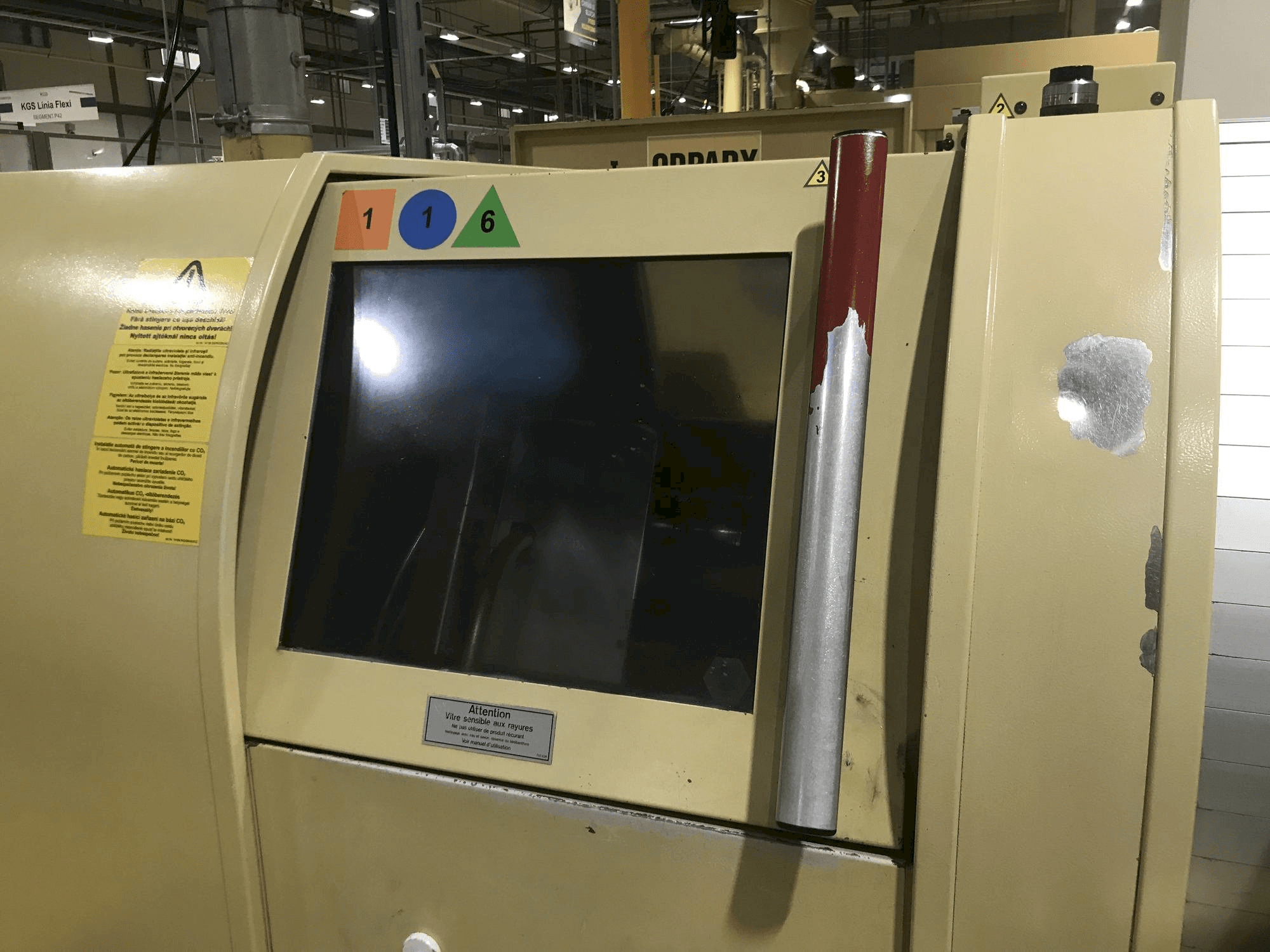 A TRAUB TNL 26 K gép elölnézete