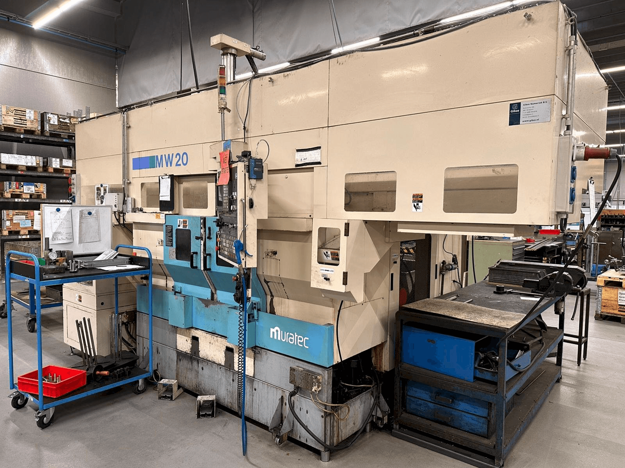 A Muratec MW20 gép elölnézete