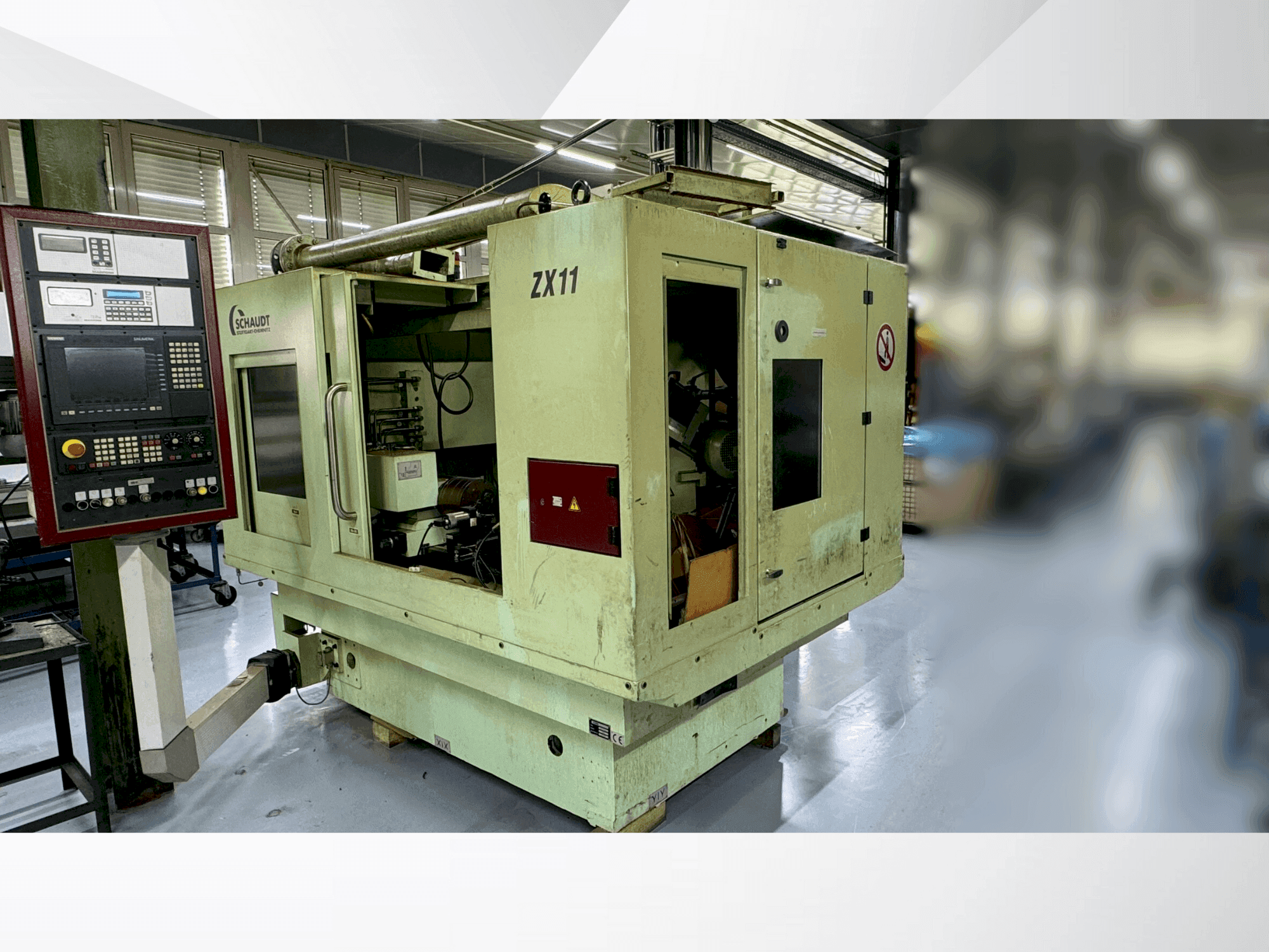 A Schaudt ZX 11 gép elölnézete