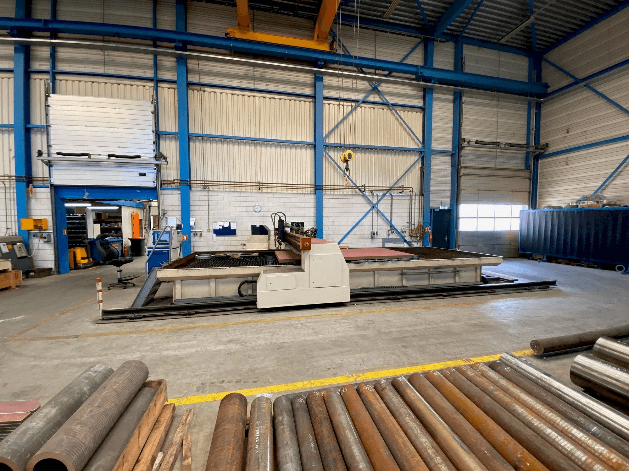 A Stako type Magnum CNC gép elölnézete