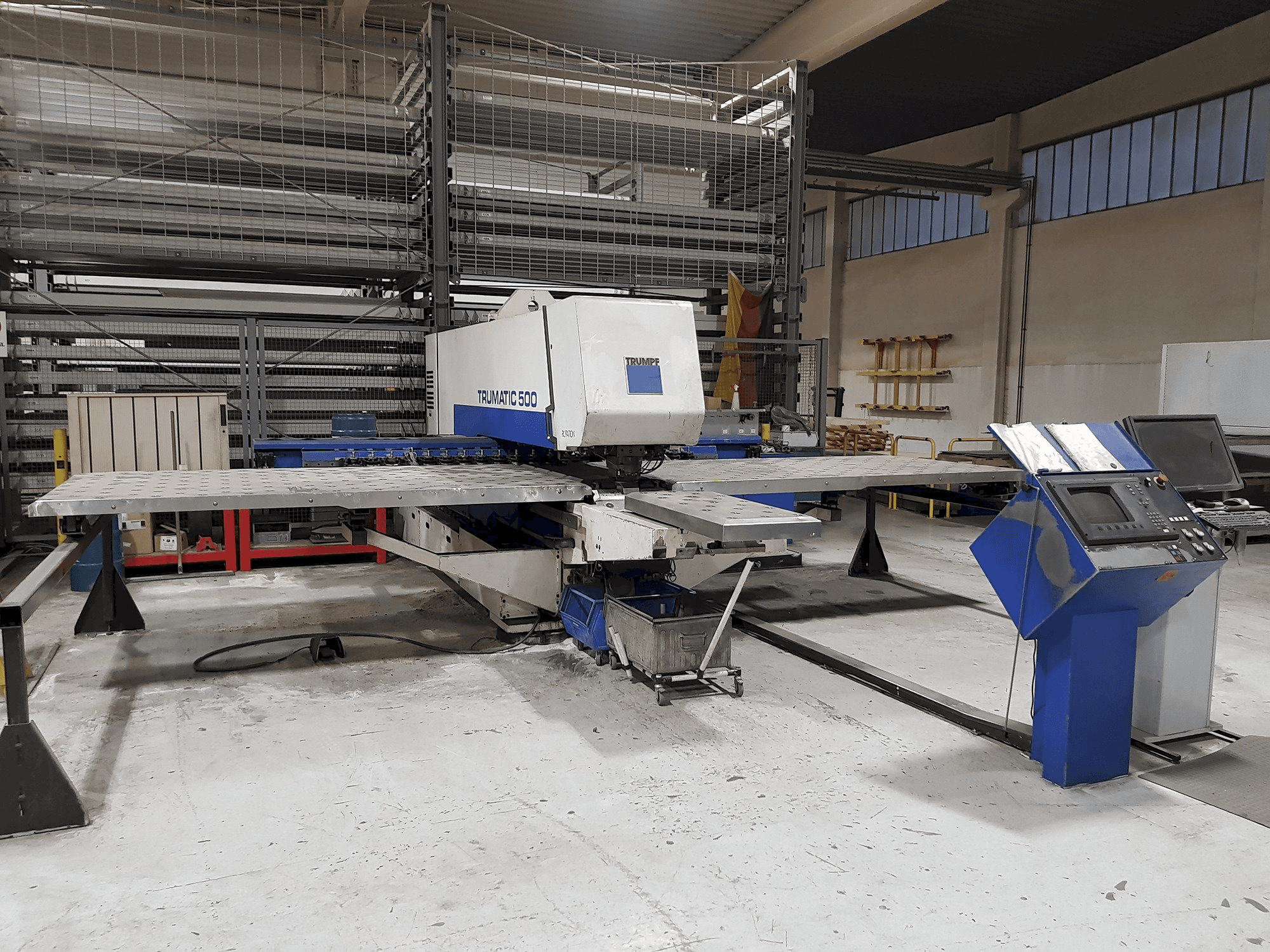 A Trumpf Trumatic 500 gép elölnézete
