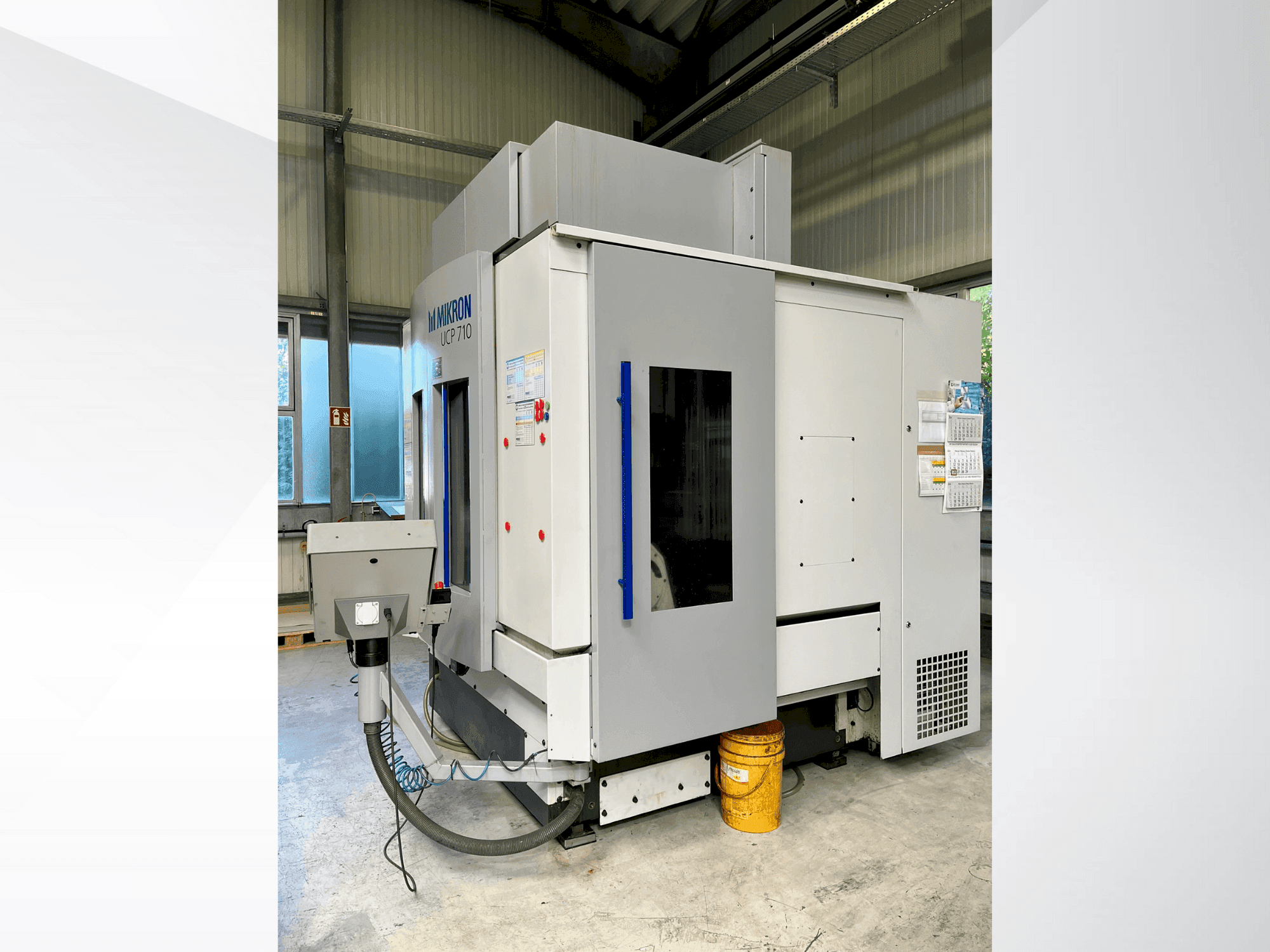 A MIKRON VCP/UCP 710 gép elölnézete