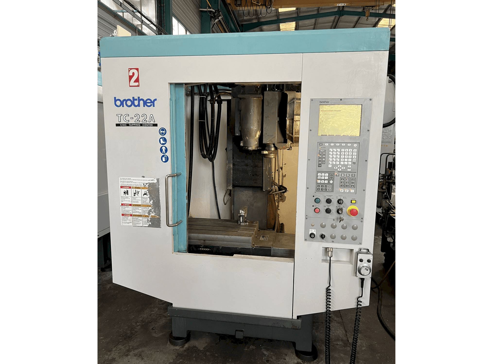 A Brother TC-22A gép elölnézete