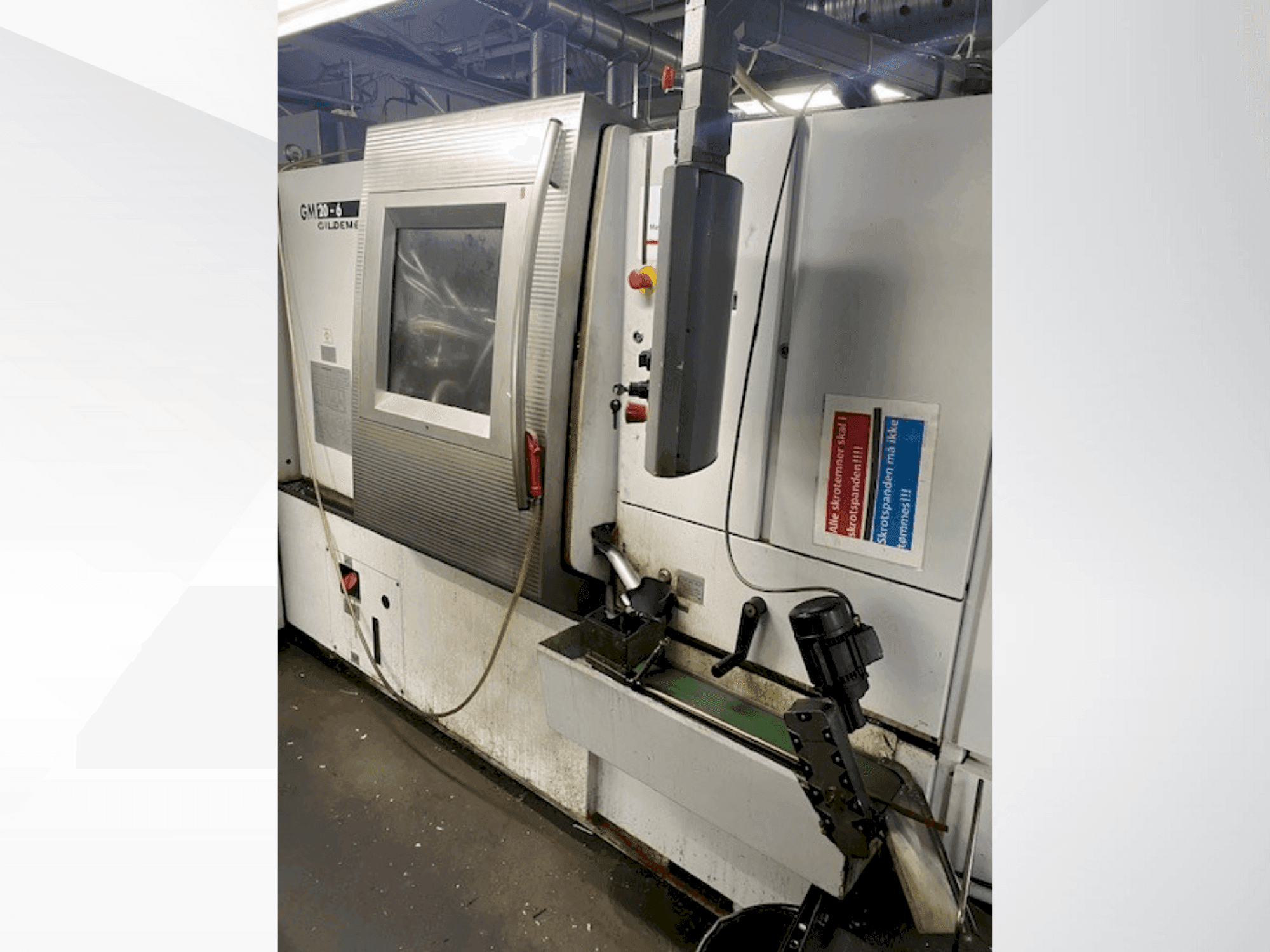 A Gildemeister GM 20-6 gép elölnézete