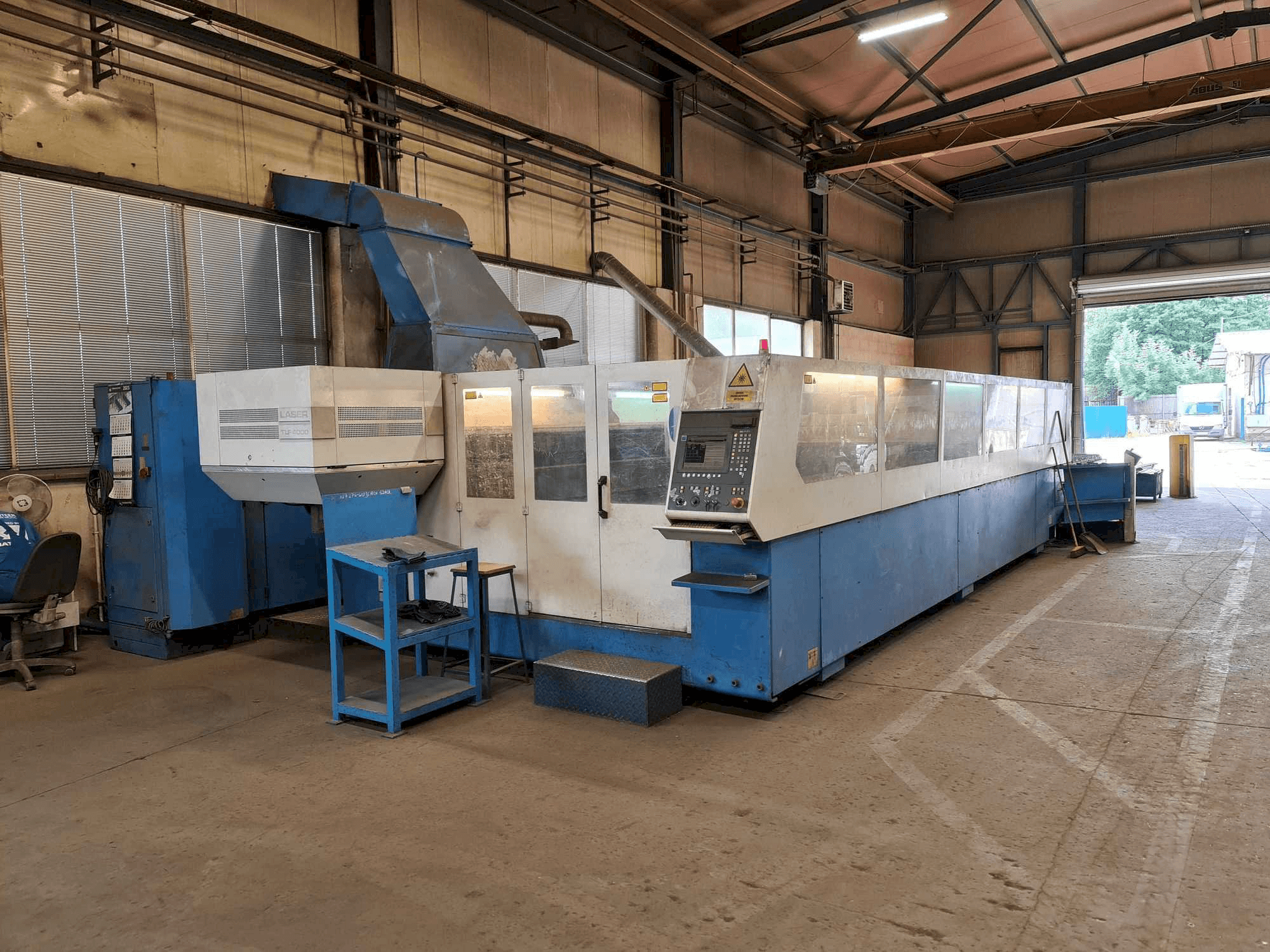 A Trumpf Traumatic L 6030 gép oldalnézete