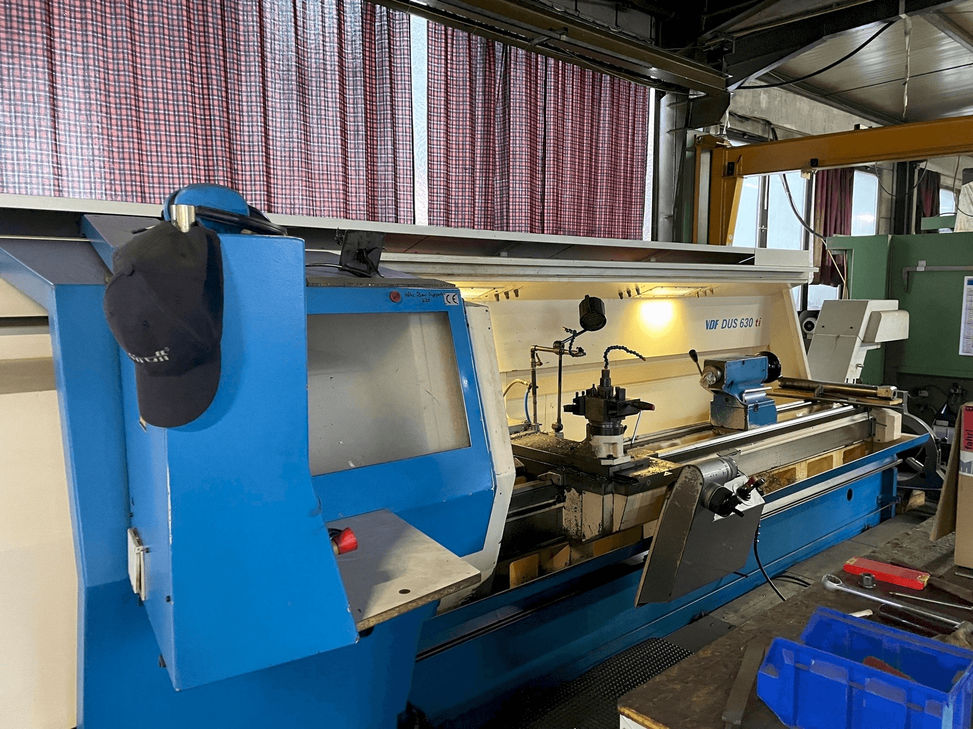 A VDF BOEHRINGER gép elölnézete